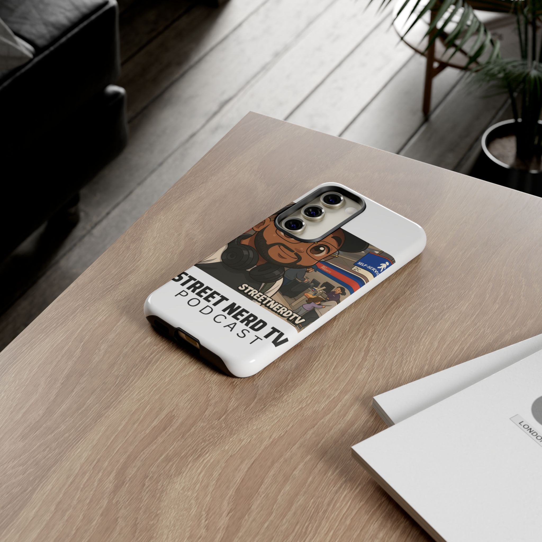 Podcast Phone Case | Tough Cases for Street Nerd TV Lovers, Geek Gifts, Decorative Tech Accessories, Durable Mobile Covers, Unique Gadgets
