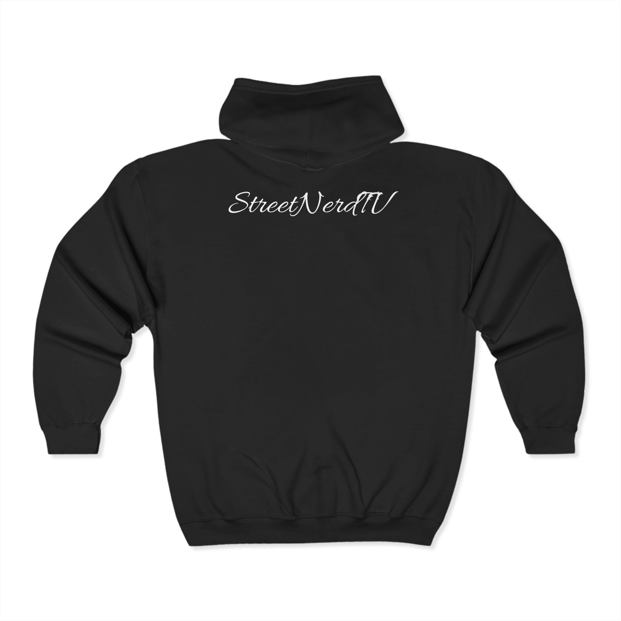 Streetwear Zip Hoodie, Unisex Heavy Blend, Perfect for Casual Style, Street Culture, Podcast Fans, Comfortable Everyday Wear