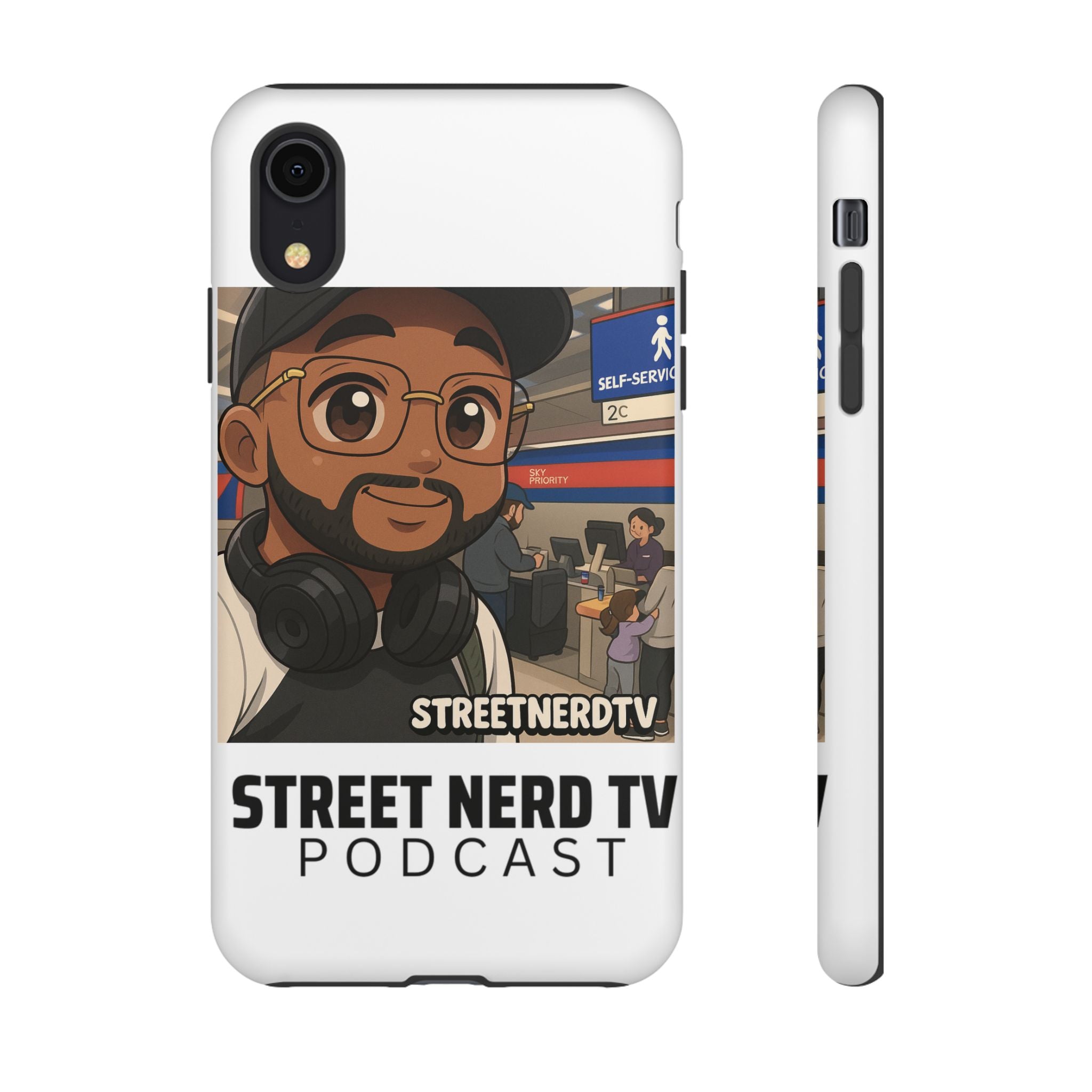 Podcast Phone Case | Tough Cases for Street Nerd TV Lovers, Geek Gifts, Decorative Tech Accessories, Durable Mobile Covers, Unique Gadgets