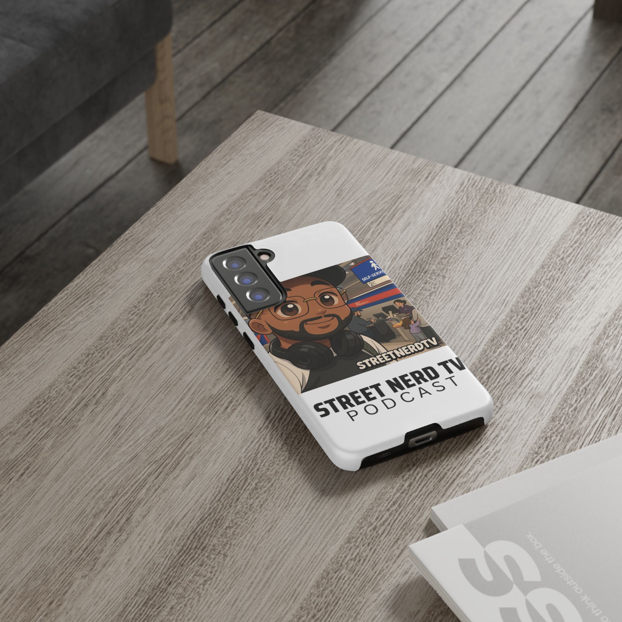 Podcast Phone Case | Tough Cases for Street Nerd TV Lovers, Geek Gifts, Decorative Tech Accessories, Durable Mobile Covers, Unique Gadgets