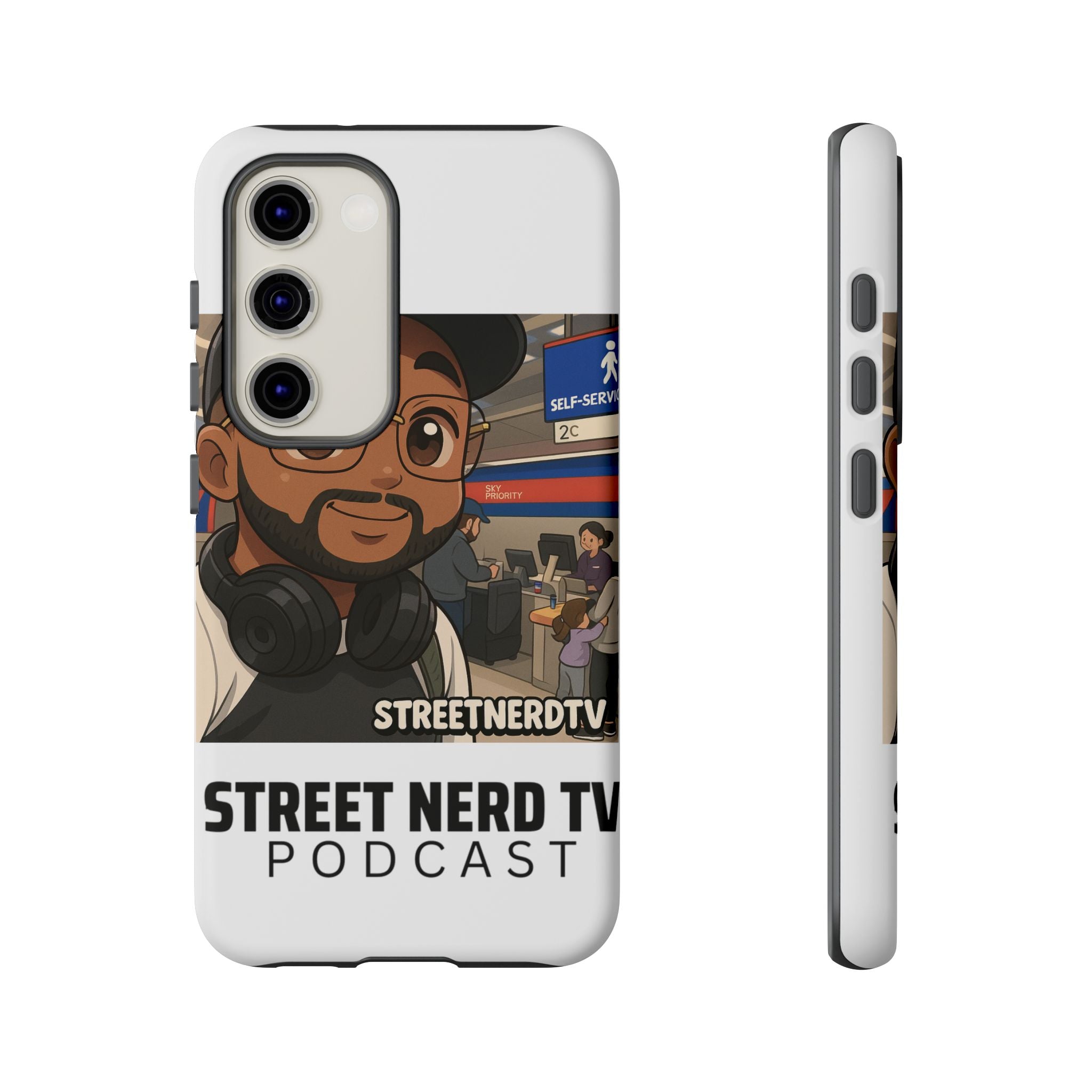 Podcast Phone Case | Tough Cases for Street Nerd TV Lovers, Geek Gifts, Decorative Tech Accessories, Durable Mobile Covers, Unique Gadgets