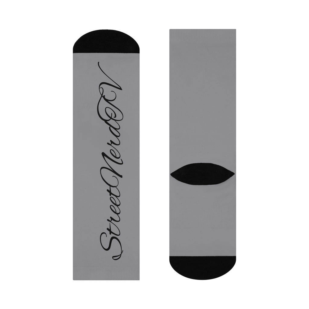 Stylish Cushioned Crew Socks for Comfort Lovers, Gift for Friends, Cozy Style, Everyday Wear, Casual Footwear