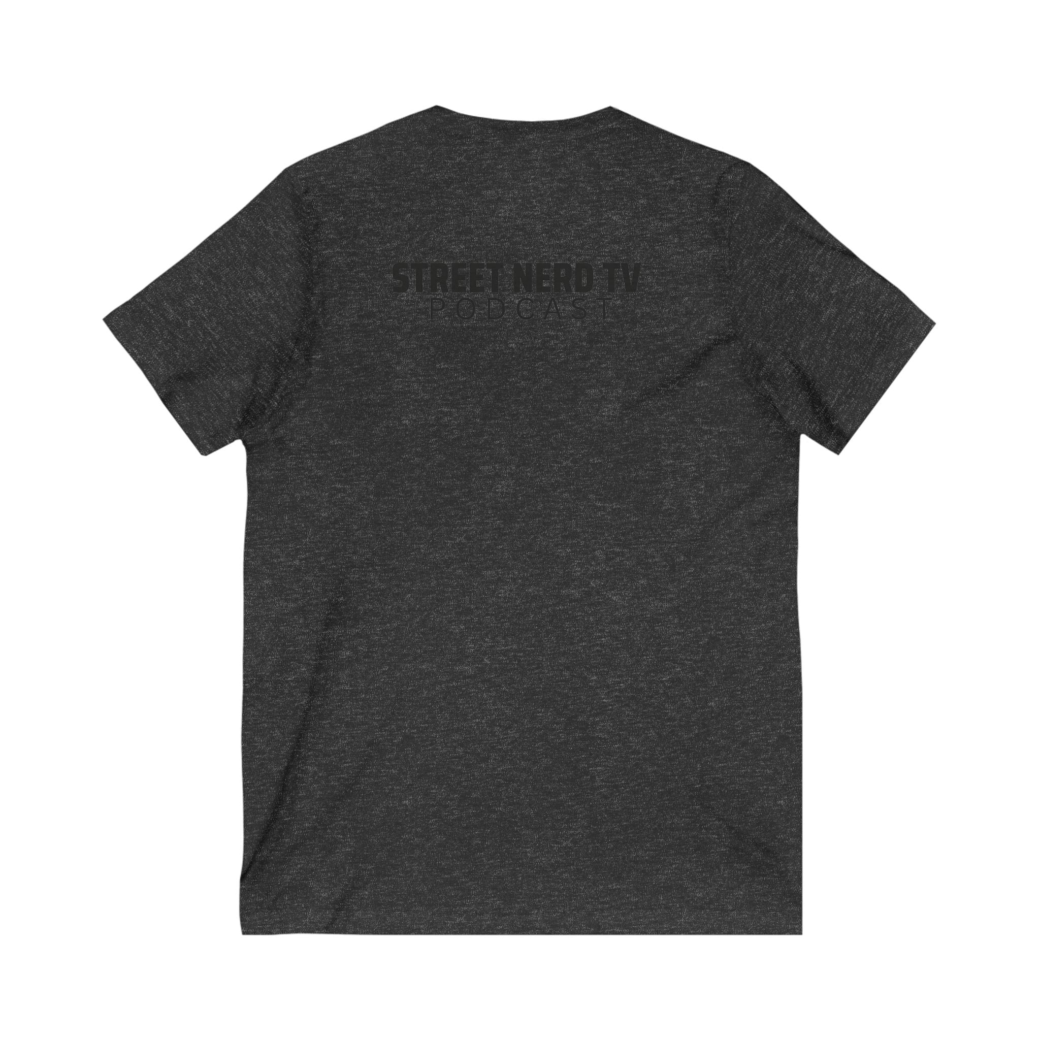 Street Nerd TV Unisex V-Neck Tee, Podcast Merchandise, Casual Wear, Unique Graphic T-Shirt, Gift for Fans, Everyday Comfort