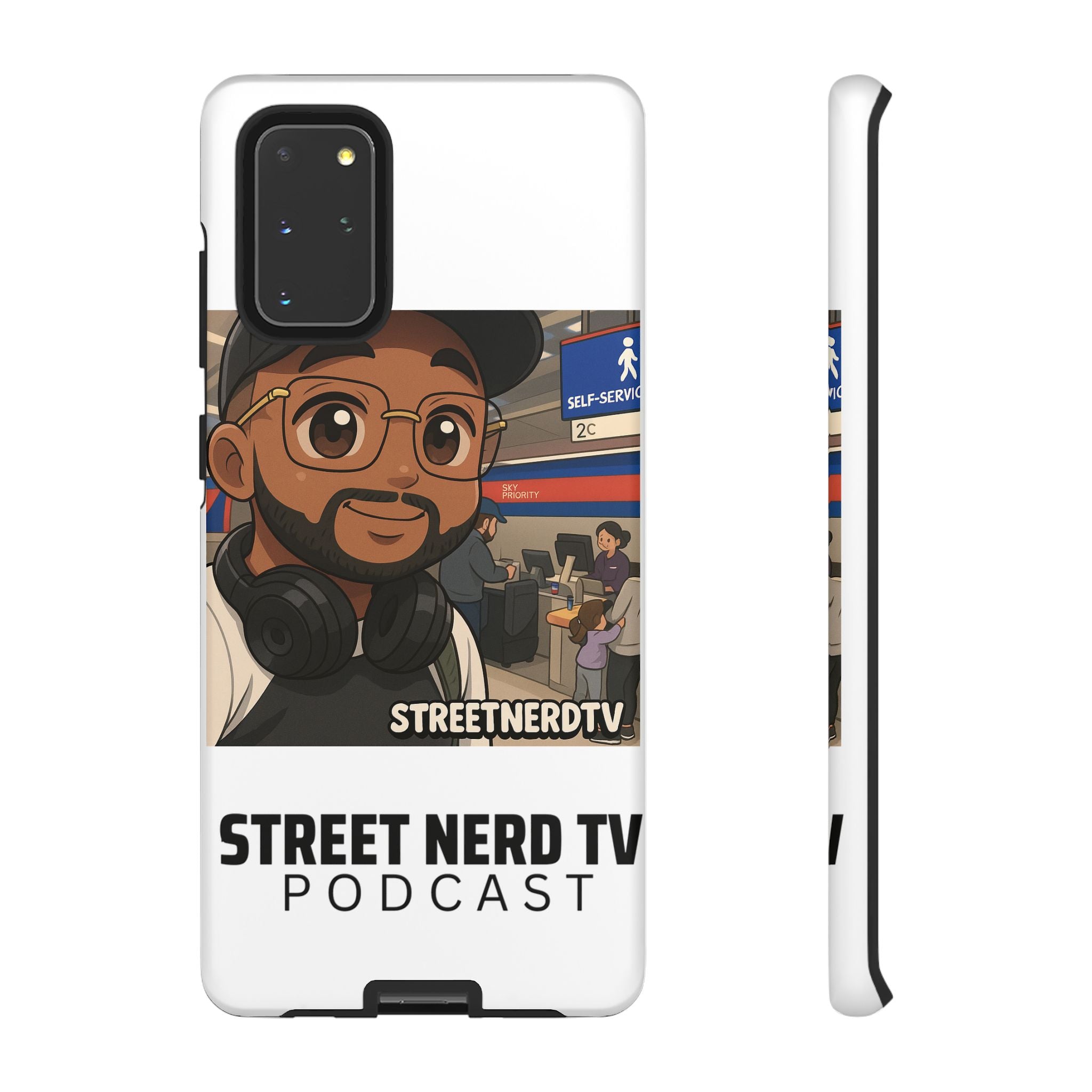 Podcast Phone Case | Tough Cases for Street Nerd TV Lovers, Geek Gifts, Decorative Tech Accessories, Durable Mobile Covers, Unique Gadgets