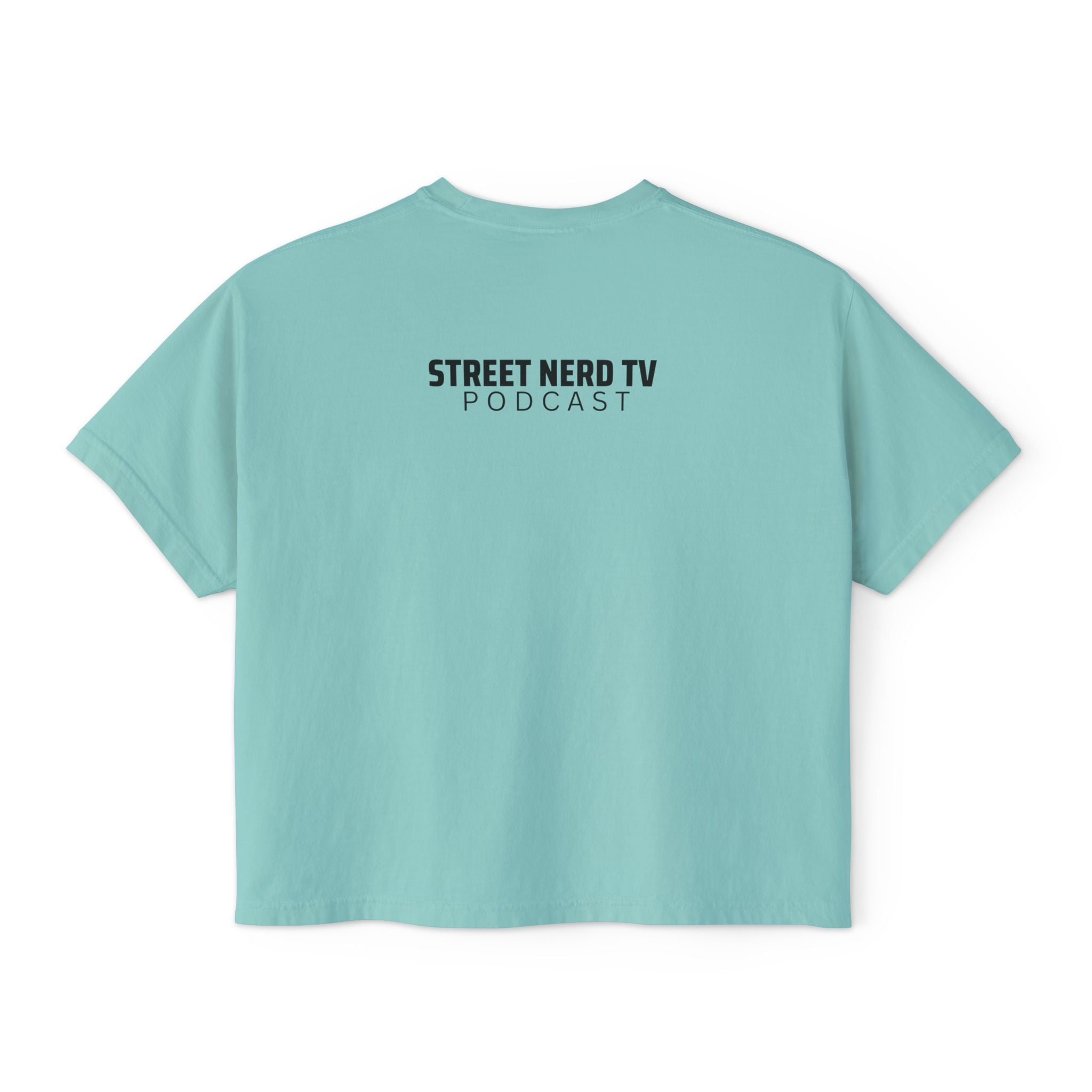 Street Nerd TV Women's Boxy Tee, Casual Graphic Tee, Comfy Summer Top, Gift for Podcast Fans, Relaxed Fit T-Shirt
