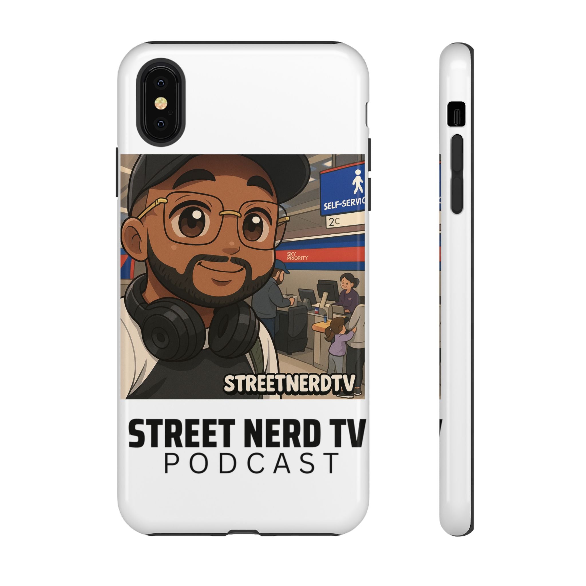 Podcast Phone Case | Tough Cases for Street Nerd TV Lovers, Geek Gifts, Decorative Tech Accessories, Durable Mobile Covers, Unique Gadgets