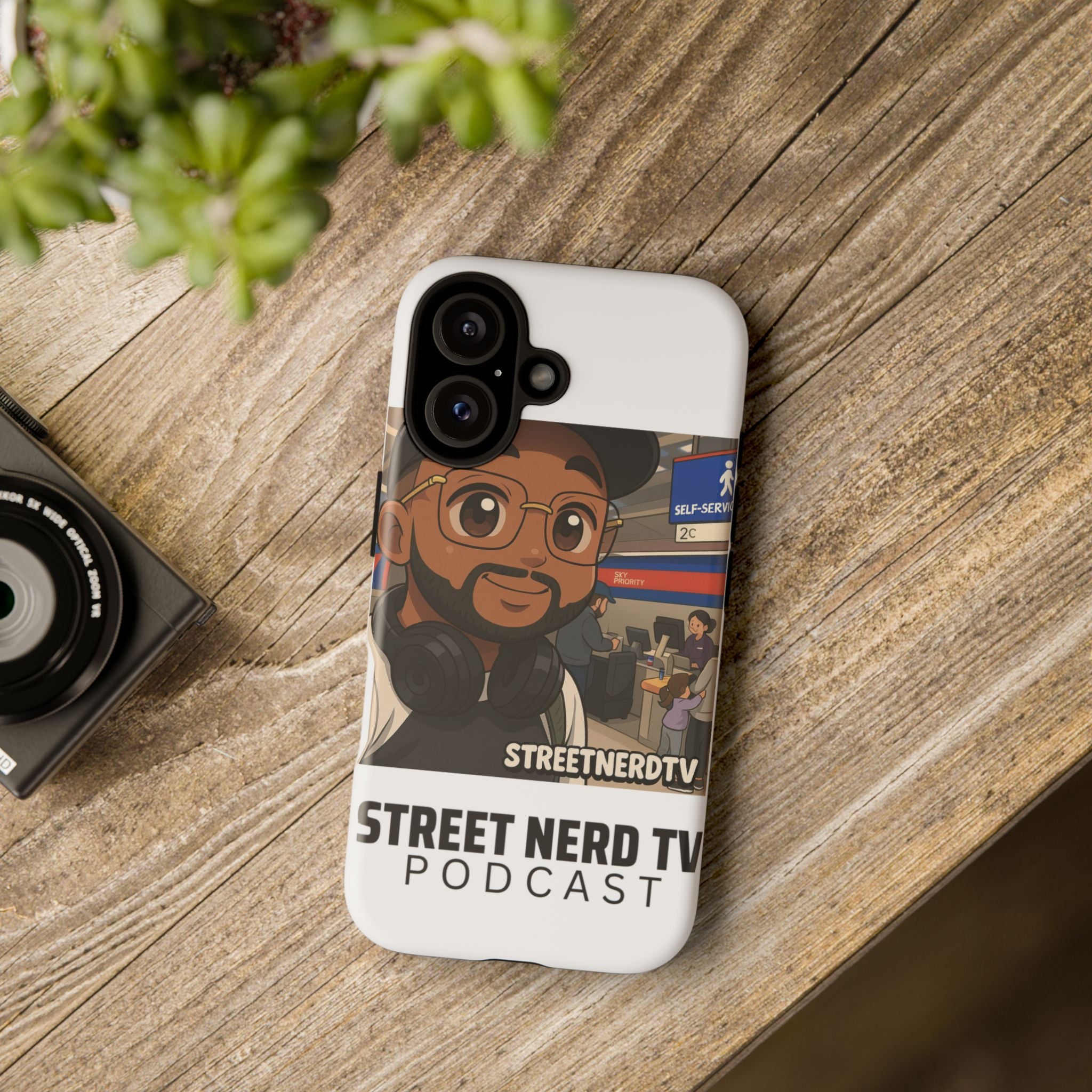 Podcast Phone Case | Tough Cases for Street Nerd TV Lovers, Geek Gifts, Decorative Tech Accessories, Durable Mobile Covers, Unique Gadgets