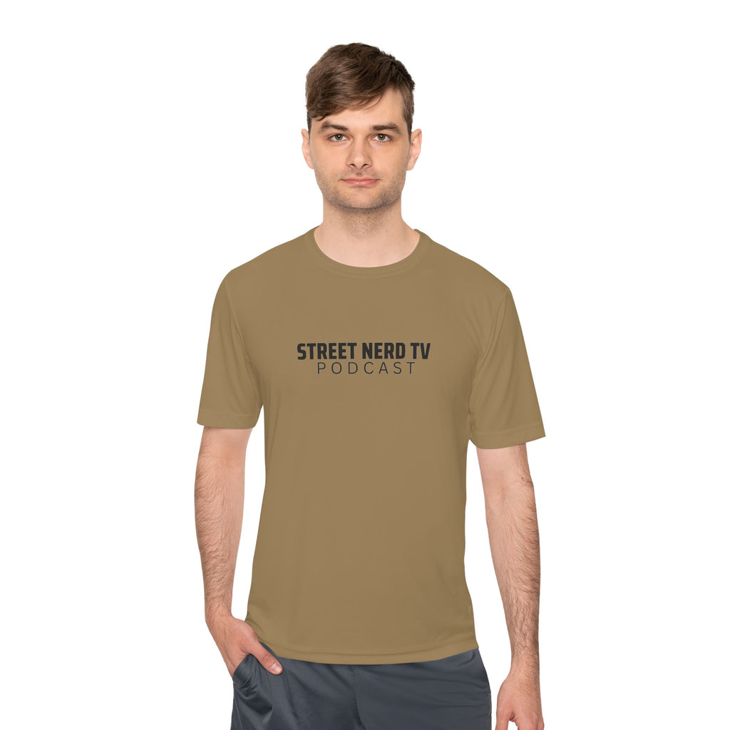Street Nerd TV Podcast Tee - Unisex Moisture Wicking Athletic Shirt, Workout Top, Casual Wear, Gift for Podcasters, Cool Summer Apparel