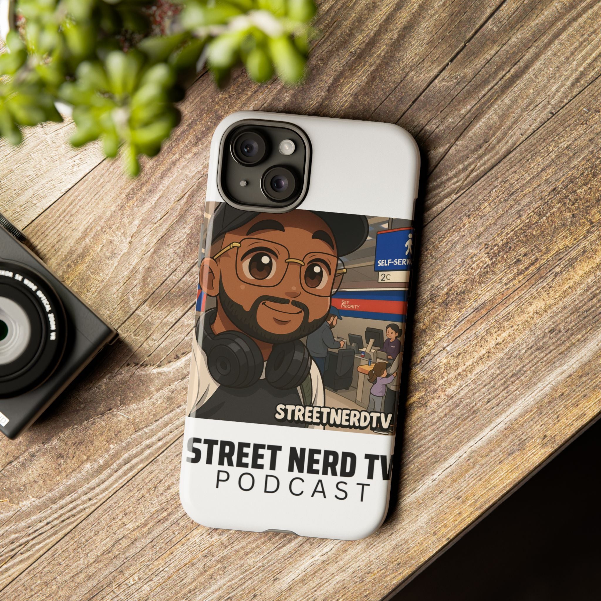 Podcast Phone Case | Tough Cases for Street Nerd TV Lovers, Geek Gifts, Decorative Tech Accessories, Durable Mobile Covers, Unique Gadgets