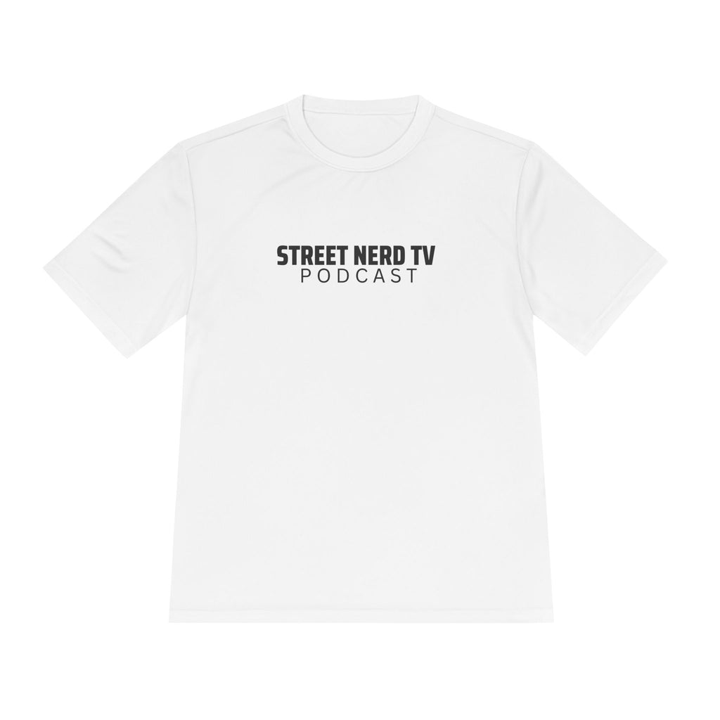 Street Nerd TV Podcast Tee - Unisex Moisture Wicking Athletic Shirt, Workout Top, Casual Wear, Gift for Podcasters, Cool Summer Apparel