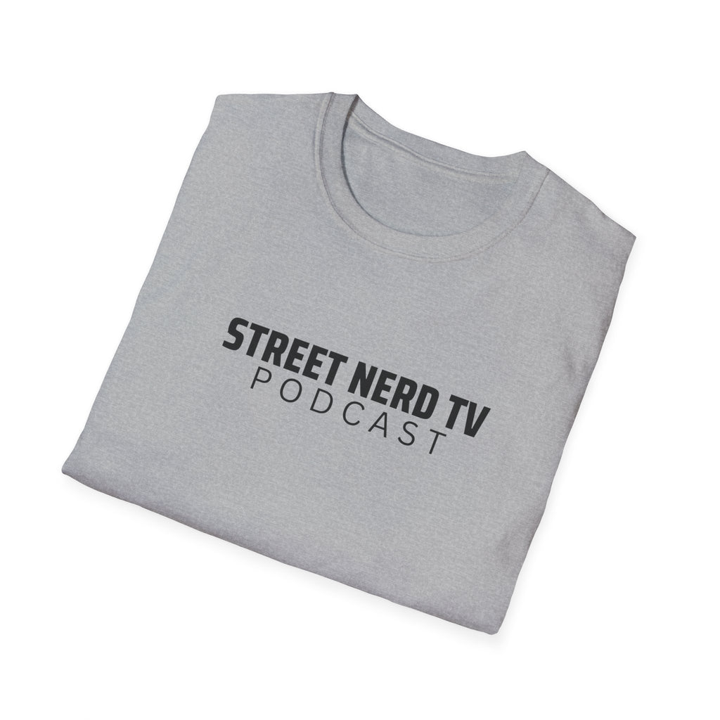 Street Nerd TV Podcast Unisex T-Shirt, Casual Wear, Gift for Creators, Comfortable Fit, Podcast Merch