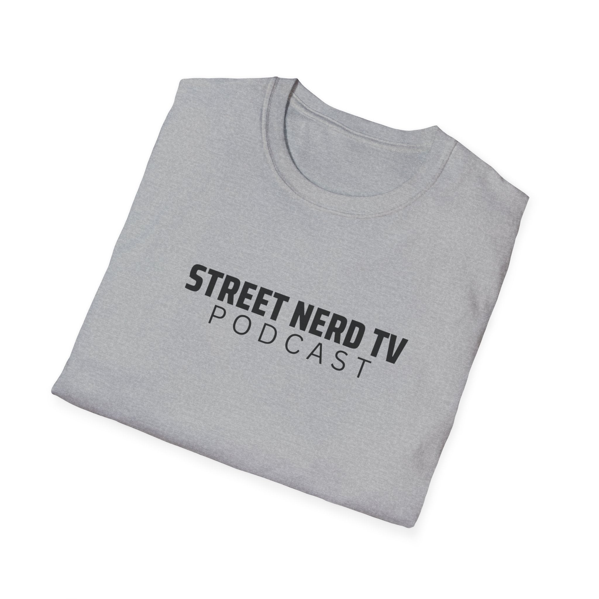Street Nerd TV Podcast Unisex T-Shirt, Casual Wear, Gift for Creators, Comfortable Fit, Podcast Merch