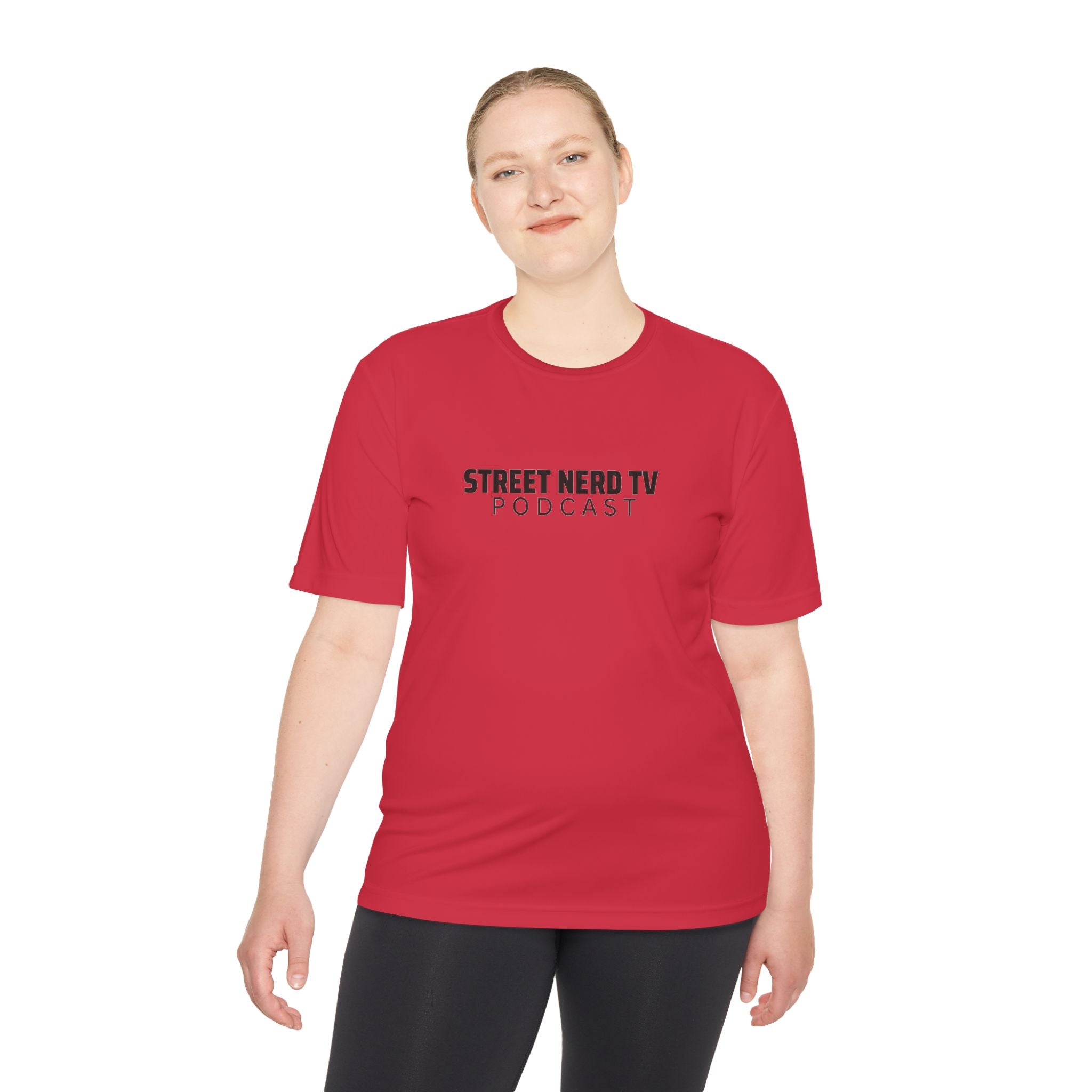 Street Nerd TV Podcast Tee - Unisex Moisture Wicking Athletic Shirt, Workout Top, Casual Wear, Gift for Podcasters, Cool Summer Apparel