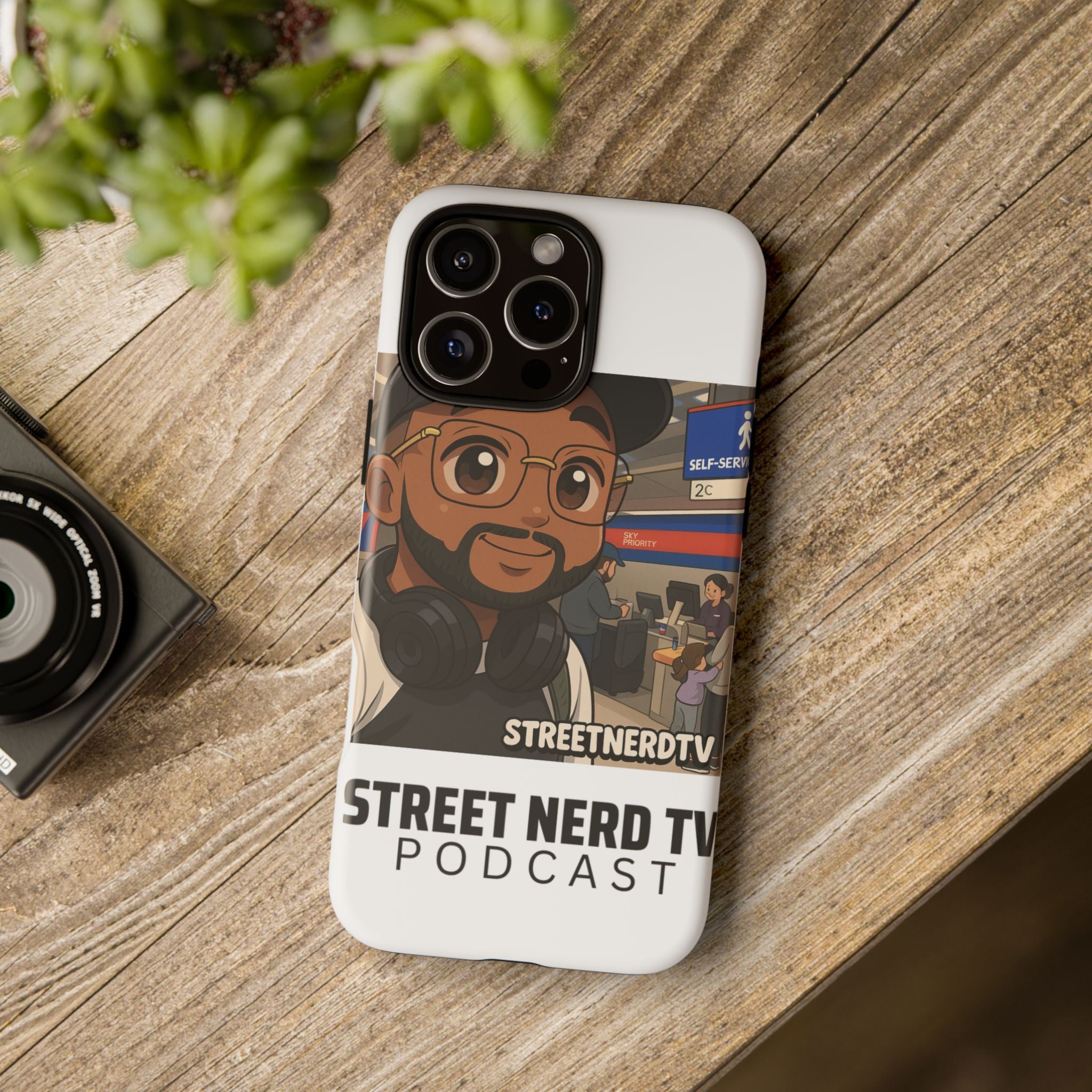 Podcast Phone Case | Tough Cases for Street Nerd TV Lovers, Geek Gifts, Decorative Tech Accessories, Durable Mobile Covers, Unique Gadgets