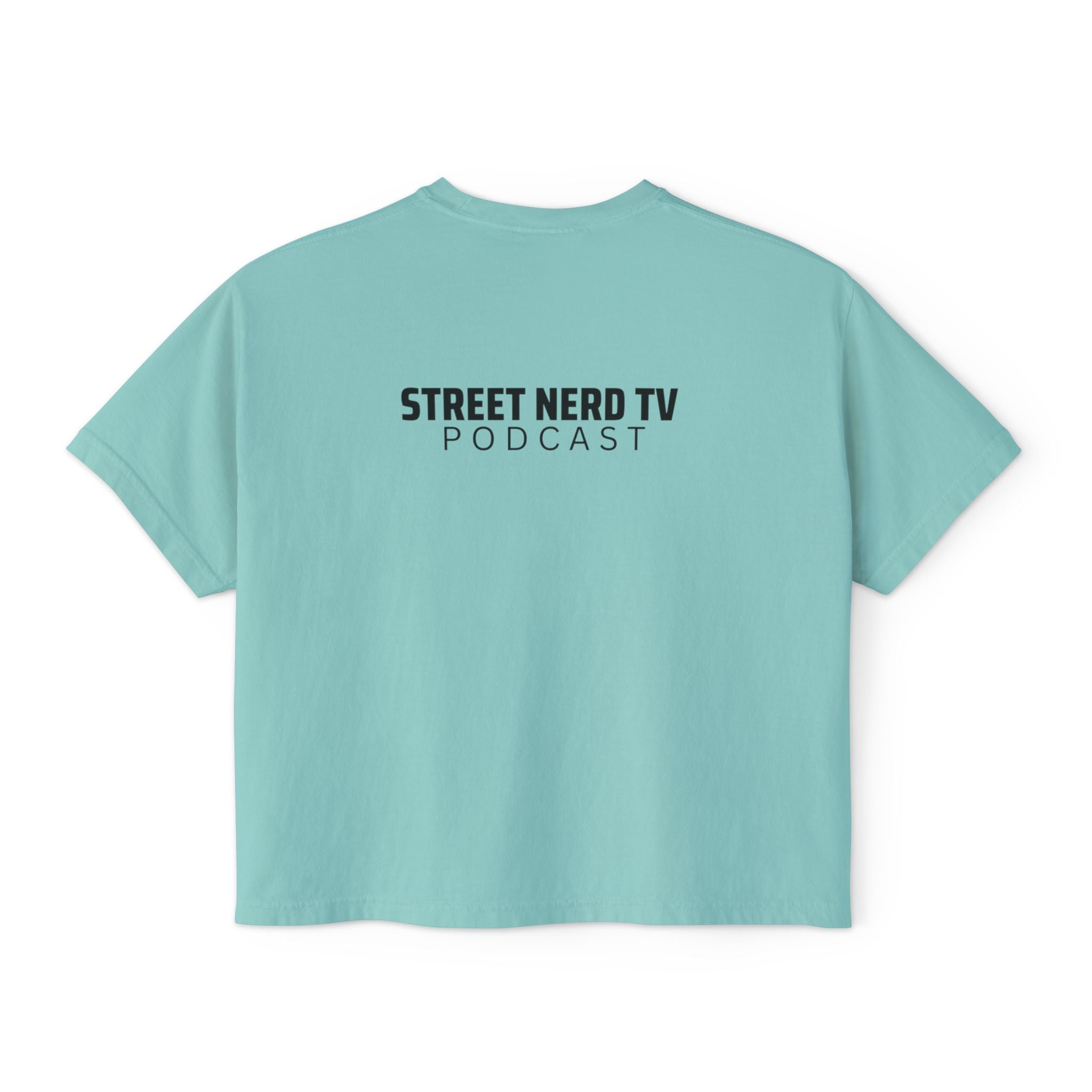 Street Nerd Boxy Tee | Cute Casual Tee for Podcast Lovers, Streetwear Shirt, Gift for Fans, Comfortable Everyday Wear