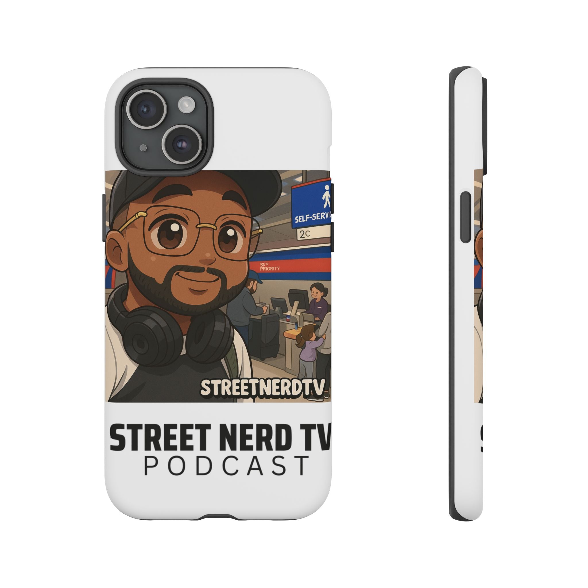 Podcast Phone Case | Tough Cases for Street Nerd TV Lovers, Geek Gifts, Decorative Tech Accessories, Durable Mobile Covers, Unique Gadgets