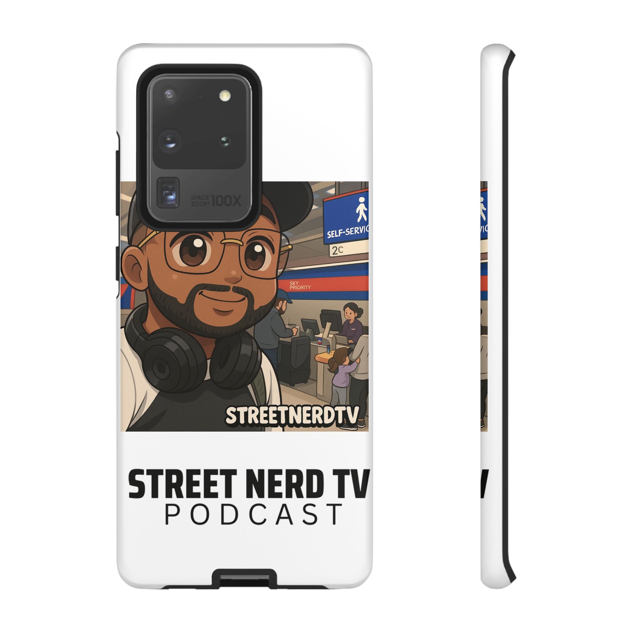 Podcast Phone Case | Tough Cases for Street Nerd TV Lovers, Geek Gifts, Decorative Tech Accessories, Durable Mobile Covers, Unique Gadgets