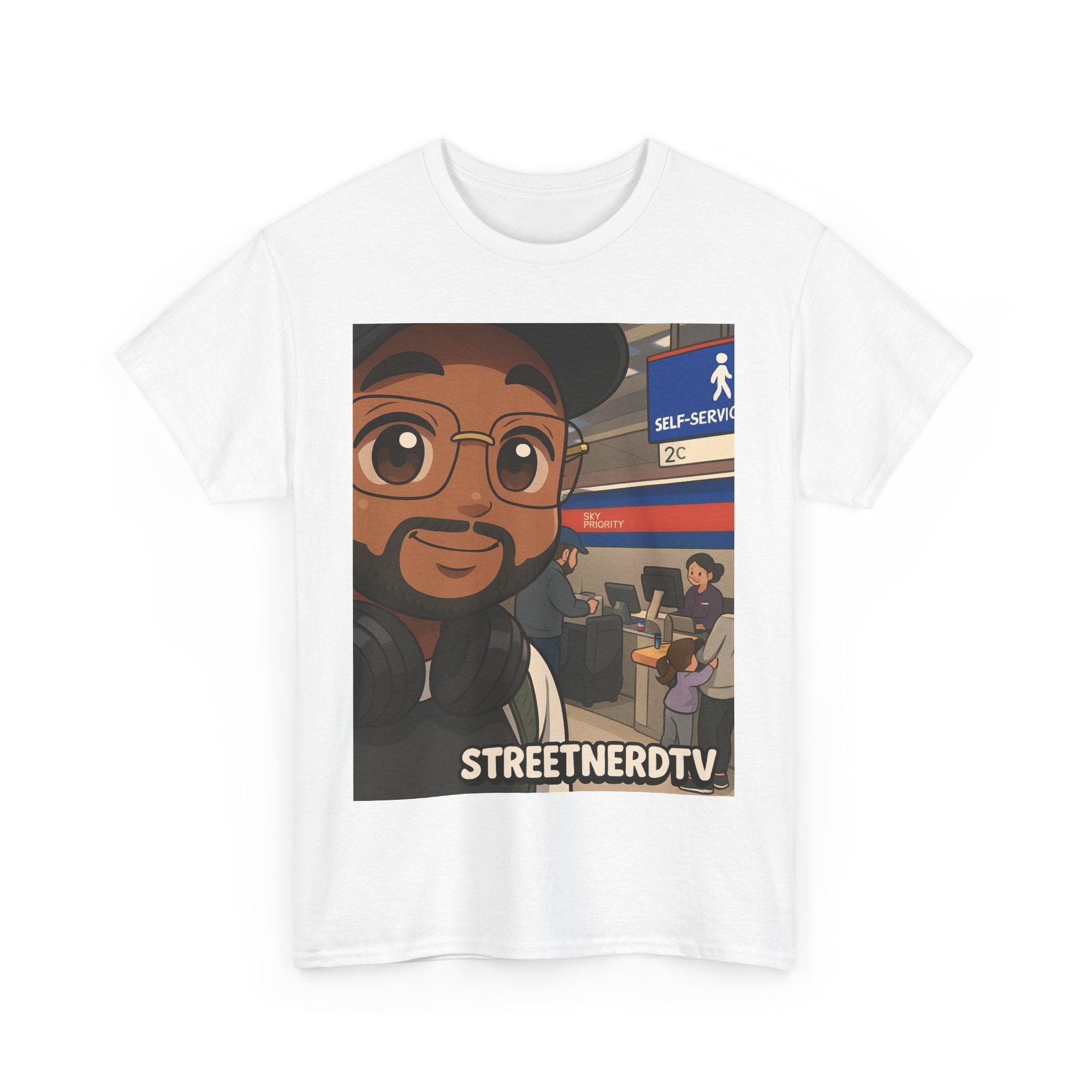 Unisex Heavy Cotton Tee (Mascot)