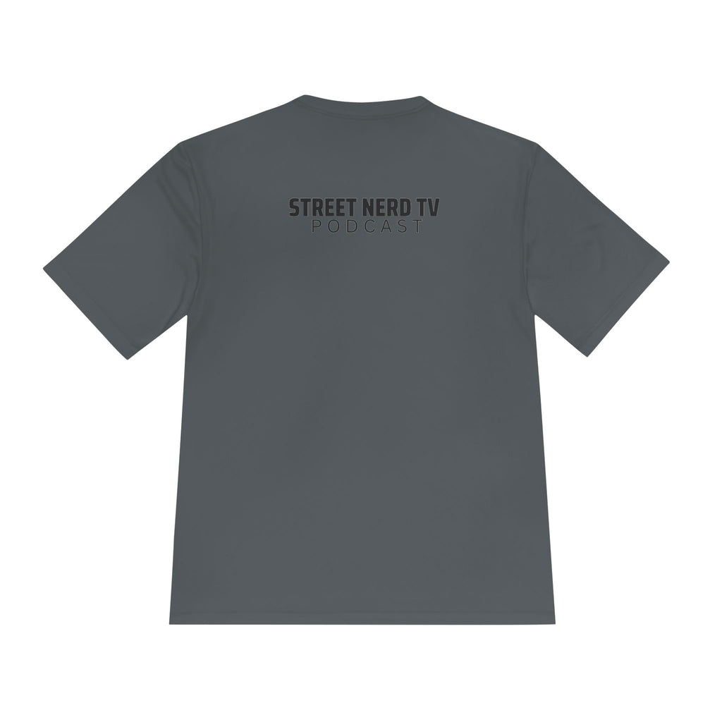 Street Nerd TV Podcast Tee - Unisex Moisture Wicking Athletic Shirt, Workout Top, Casual Wear, Gift for Podcasters, Cool Summer Apparel