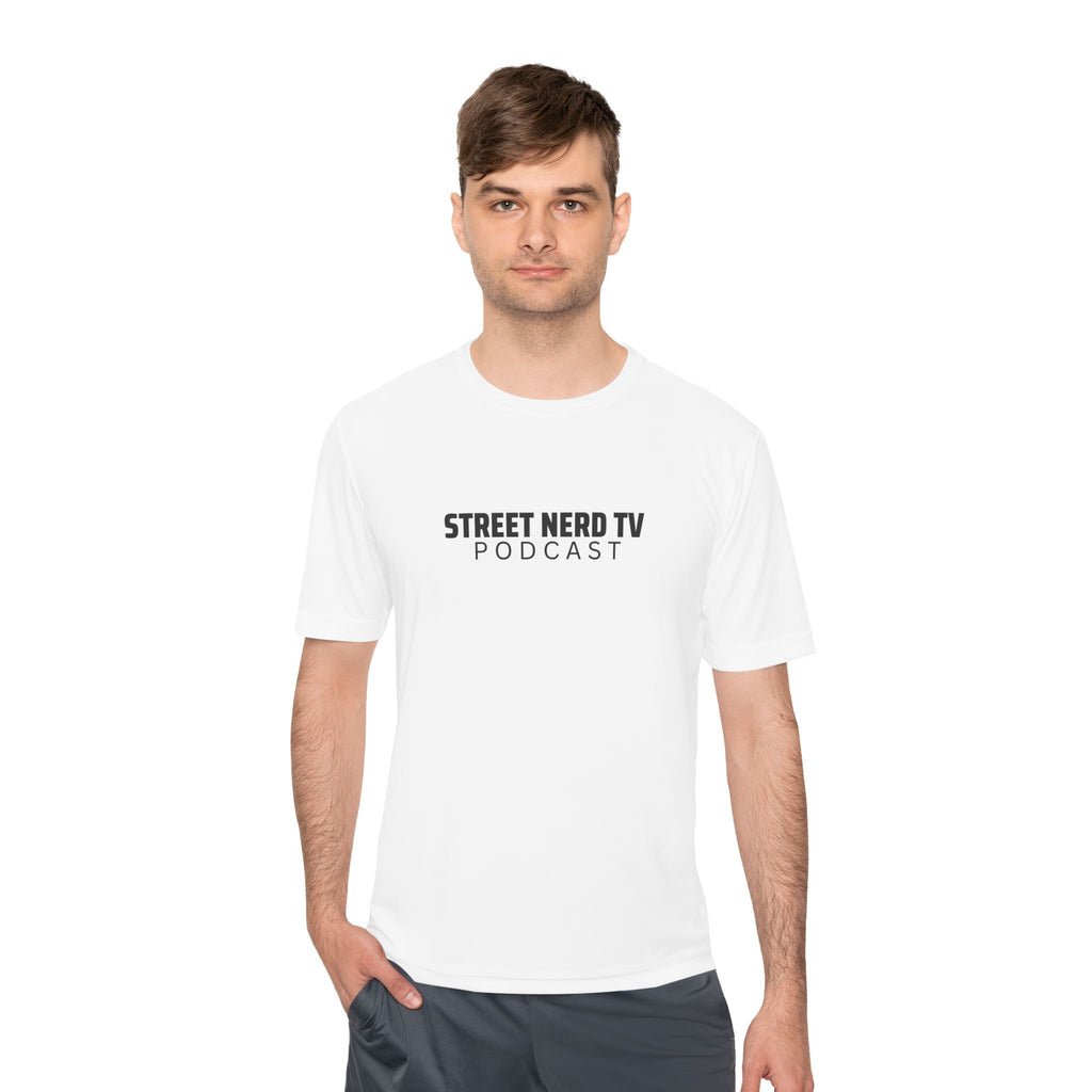 Street Nerd TV Podcast Tee - Unisex Moisture Wicking Athletic Shirt, Workout Top, Casual Wear, Gift for Podcasters, Cool Summer Apparel