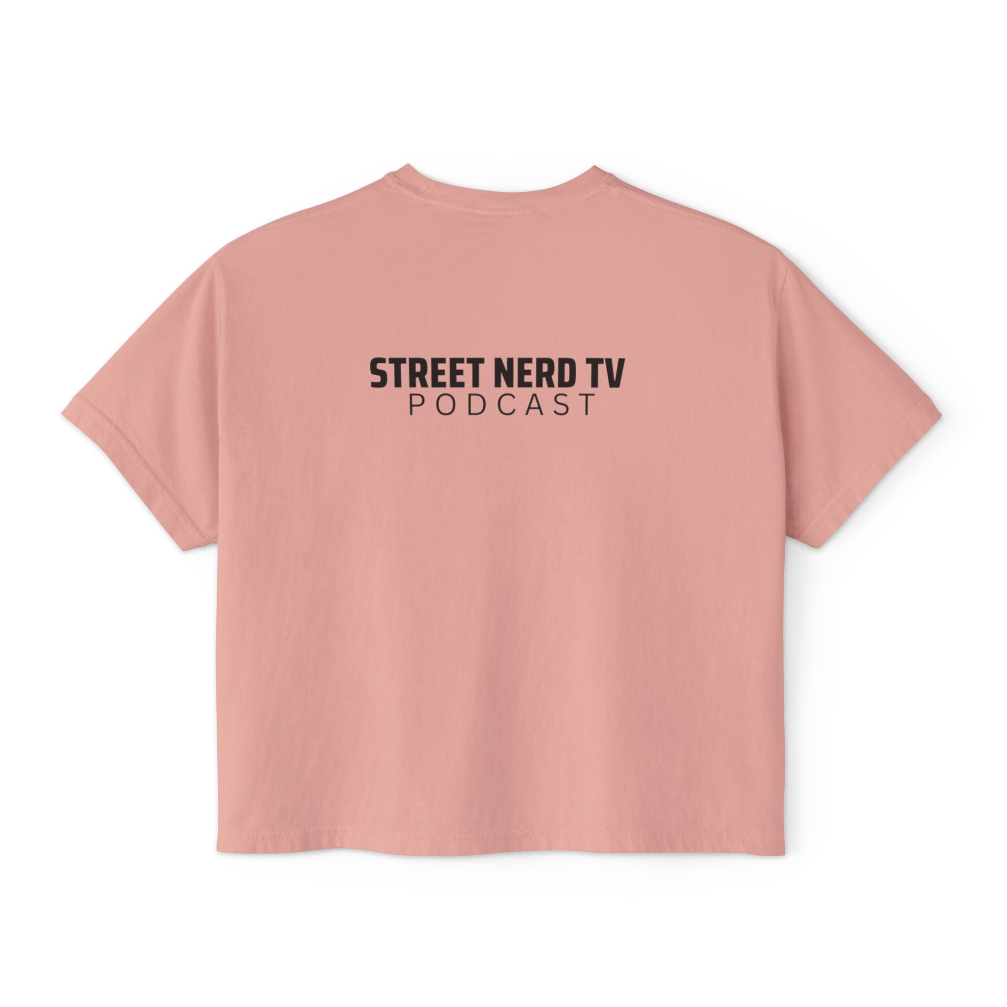 Street Nerd Boxy Tee | Cute Casual Tee for Podcast Lovers, Streetwear Shirt, Gift for Fans, Comfortable Everyday Wear