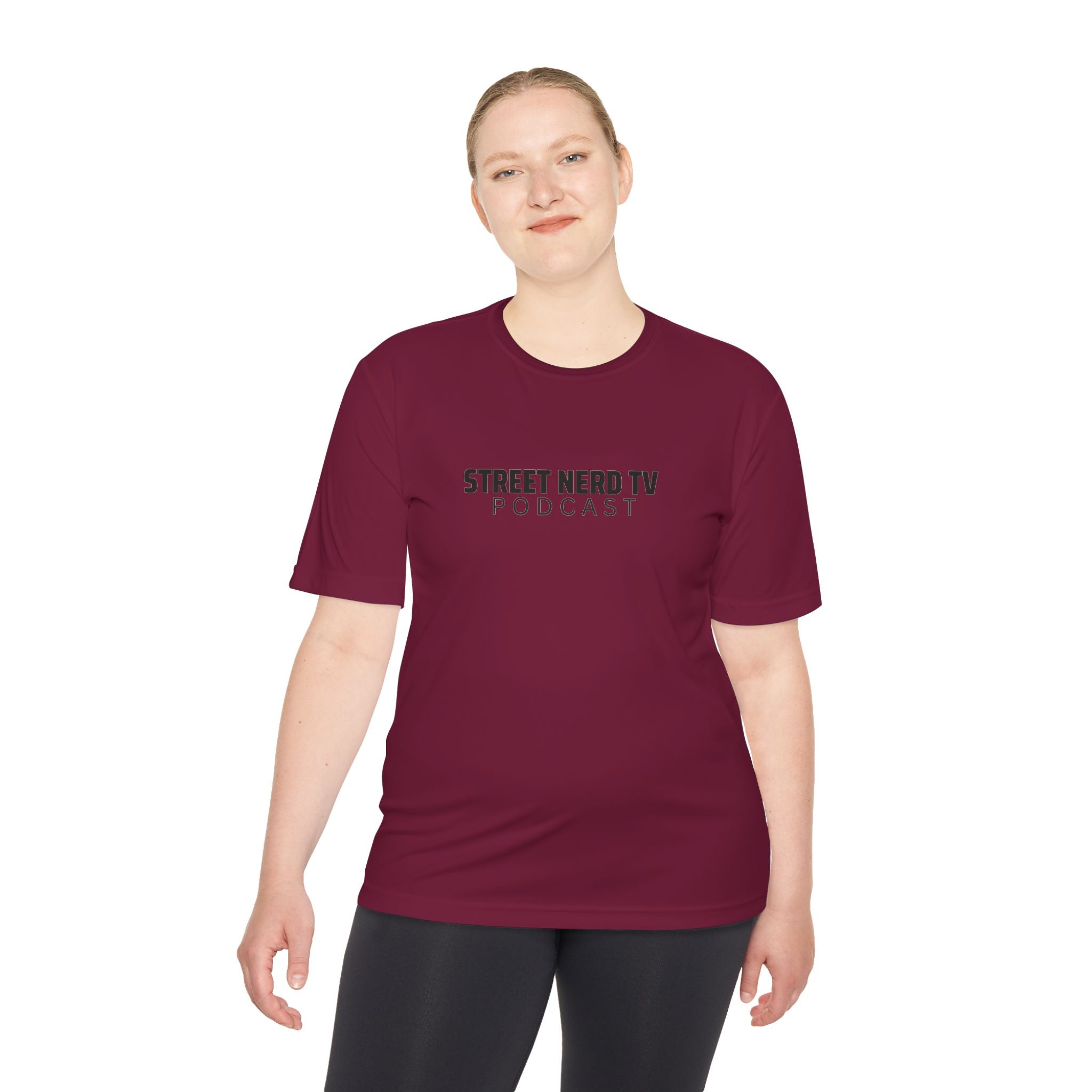 Street Nerd TV Podcast Tee - Unisex Moisture Wicking Athletic Shirt, Workout Top, Casual Wear, Gift for Podcasters, Cool Summer Apparel