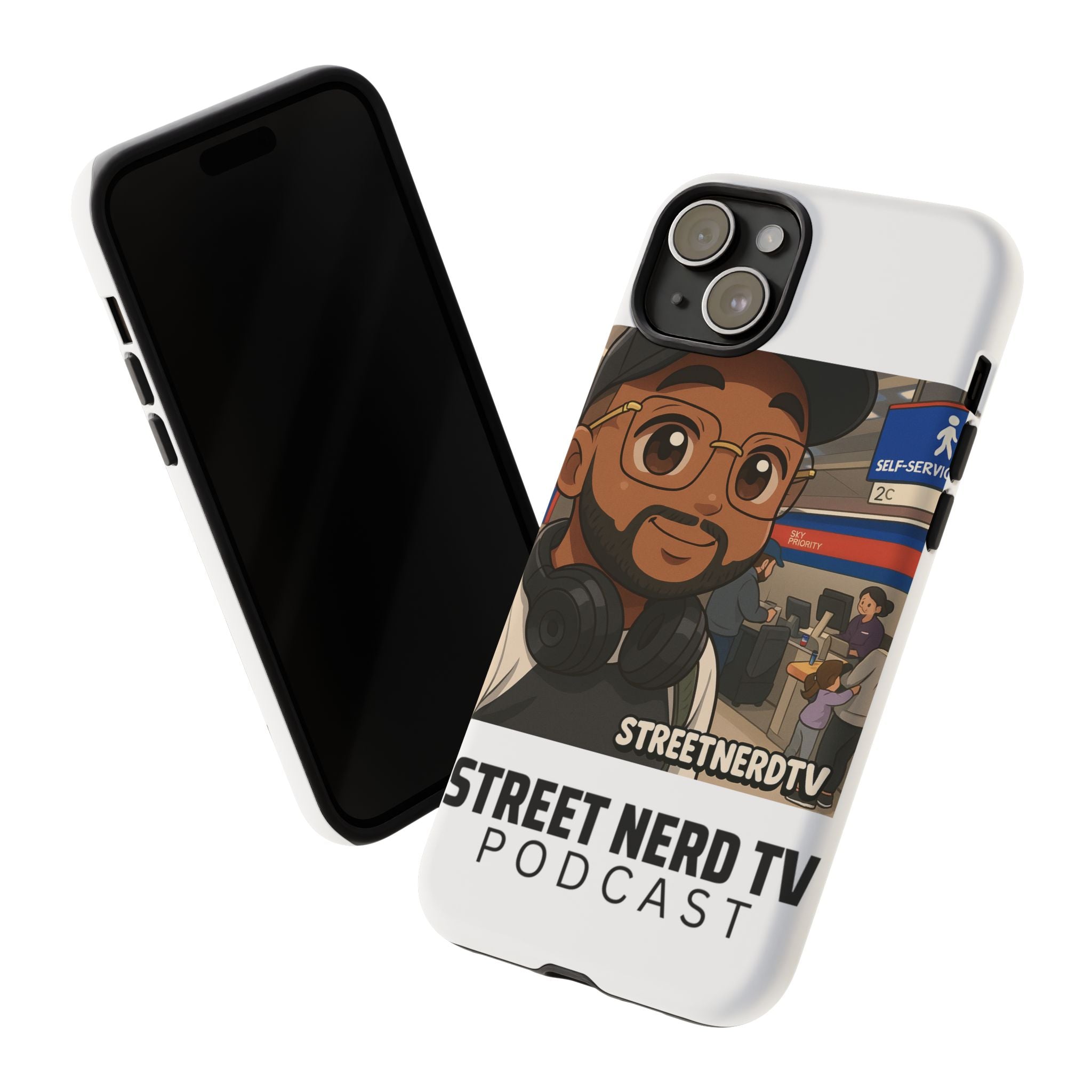 Podcast Phone Case | Tough Cases for Street Nerd TV Lovers, Geek Gifts, Decorative Tech Accessories, Durable Mobile Covers, Unique Gadgets