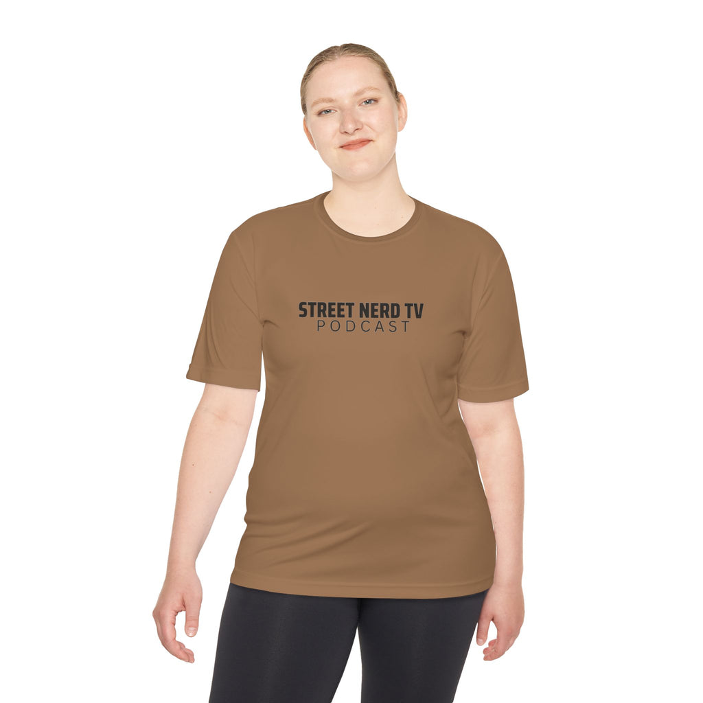 Street Nerd TV Podcast Tee - Unisex Moisture Wicking Athletic Shirt, Workout Top, Casual Wear, Gift for Podcasters, Cool Summer Apparel