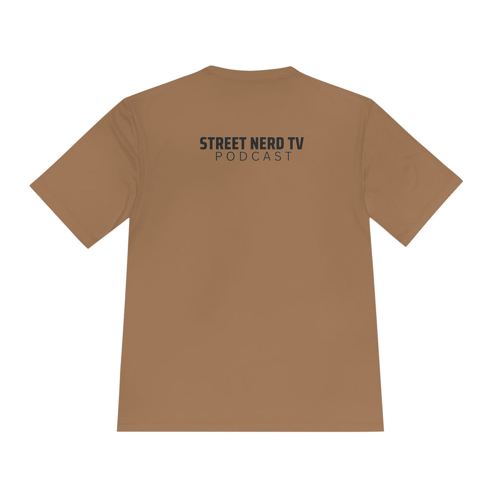Street Nerd TV Podcast Tee - Unisex Moisture Wicking Athletic Shirt, Workout Top, Casual Wear, Gift for Podcasters, Cool Summer Apparel