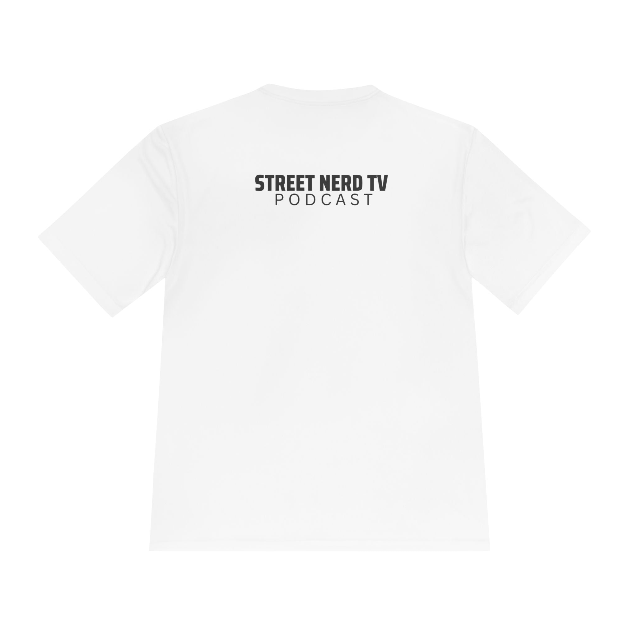 Street Nerd TV Podcast Tee - Unisex Moisture Wicking Athletic Shirt, Workout Top, Casual Wear, Gift for Podcasters, Cool Summer Apparel