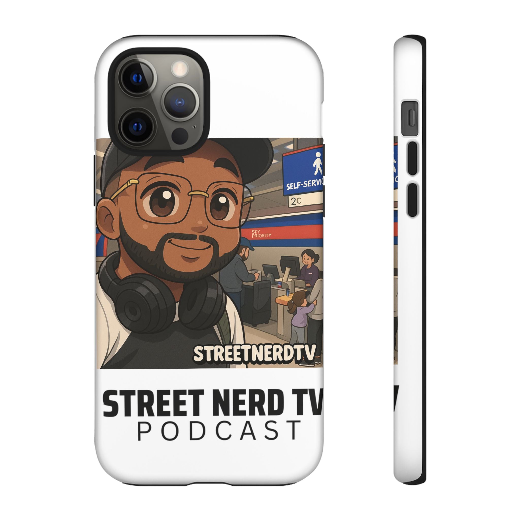 Podcast Phone Case | Tough Cases for Street Nerd TV Lovers, Geek Gifts, Decorative Tech Accessories, Durable Mobile Covers, Unique Gadgets