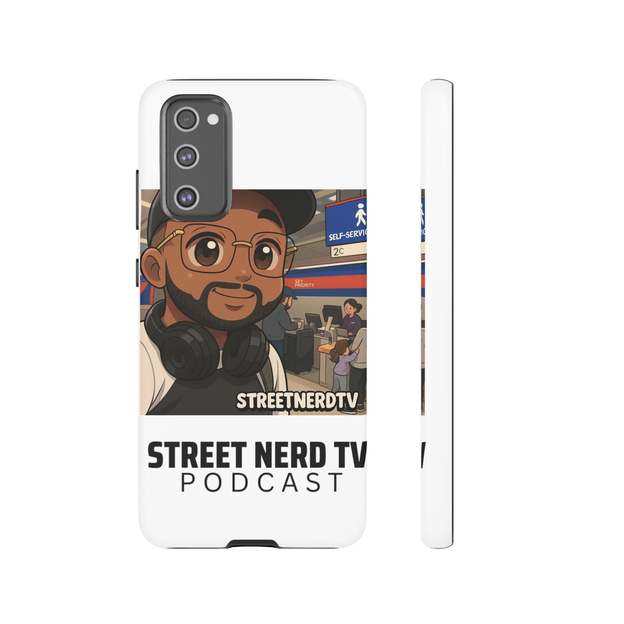 Podcast Phone Case | Tough Cases for Street Nerd TV Lovers, Geek Gifts, Decorative Tech Accessories, Durable Mobile Covers, Unique Gadgets