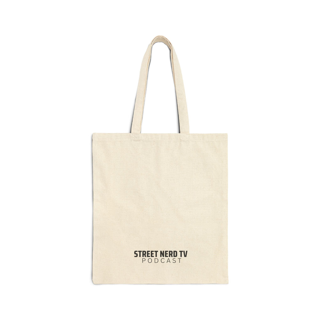 Stylish Cotton Canvas Tote Bag, Perfect for Shopping, Beach, Gym, Podcast Fan Gifts, Eco-Friendly Reusable Bag