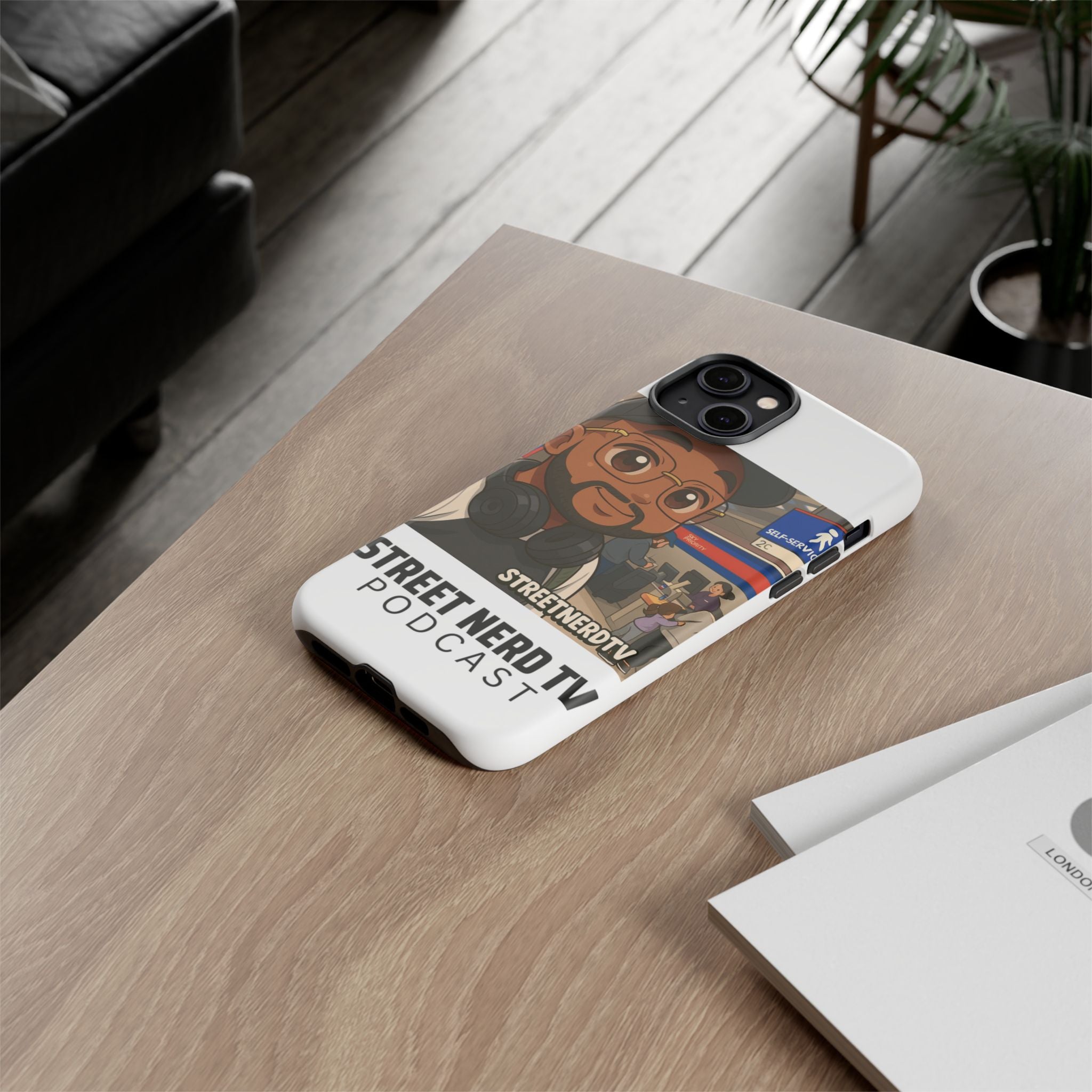 Podcast Phone Case | Tough Cases for Street Nerd TV Lovers, Geek Gifts, Decorative Tech Accessories, Durable Mobile Covers, Unique Gadgets
