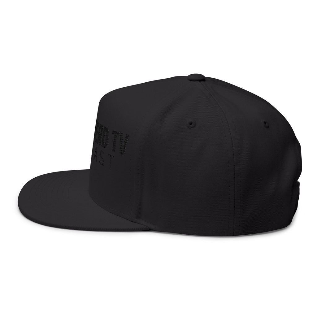 Street Nerd TV Podcast Flat Bill Cap — Embroidered Logo Snapback