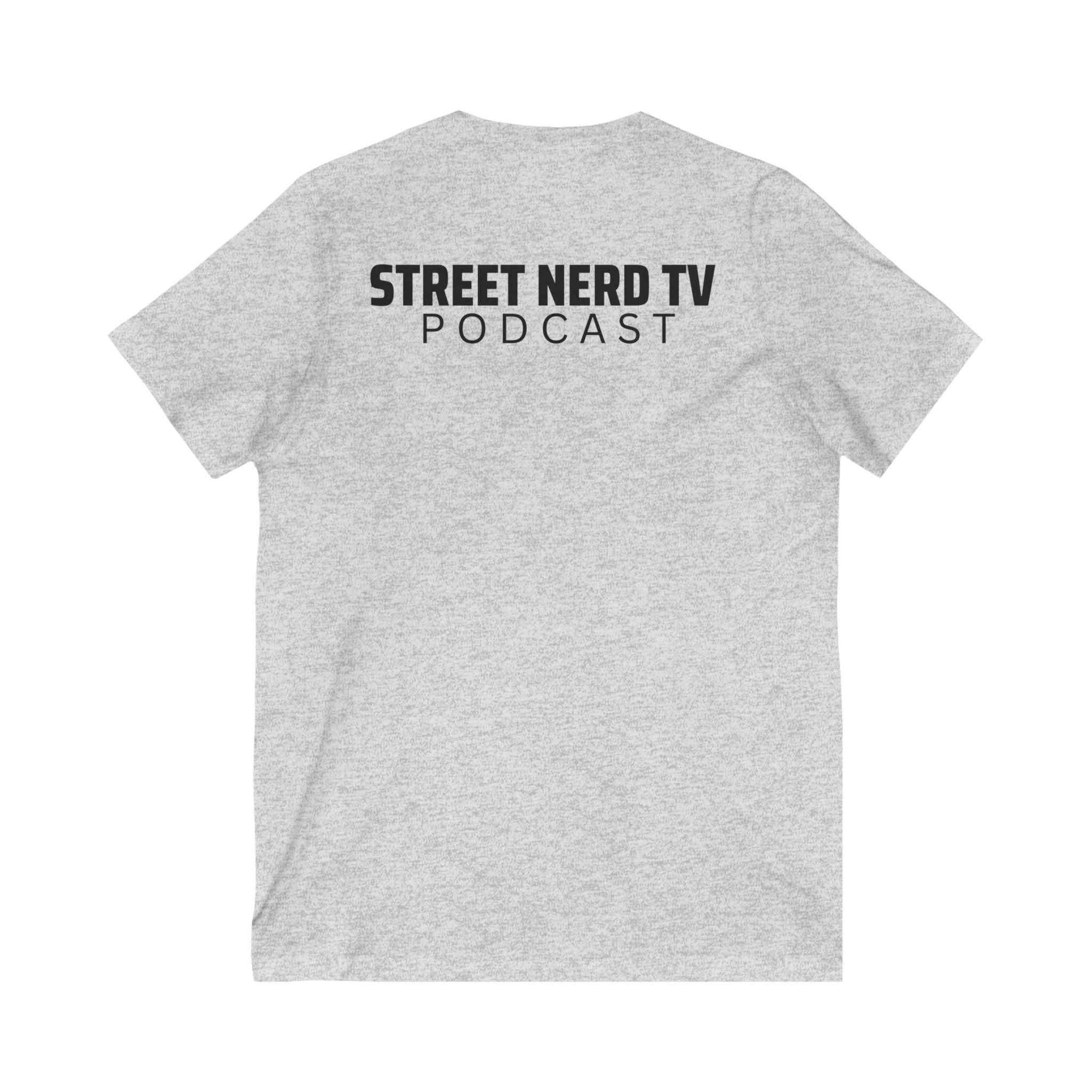 Street Nerd TV Podcast V-Neck Tee, Unisex Shirt, Casual Wear, Gift for Podcasters, Streetwear