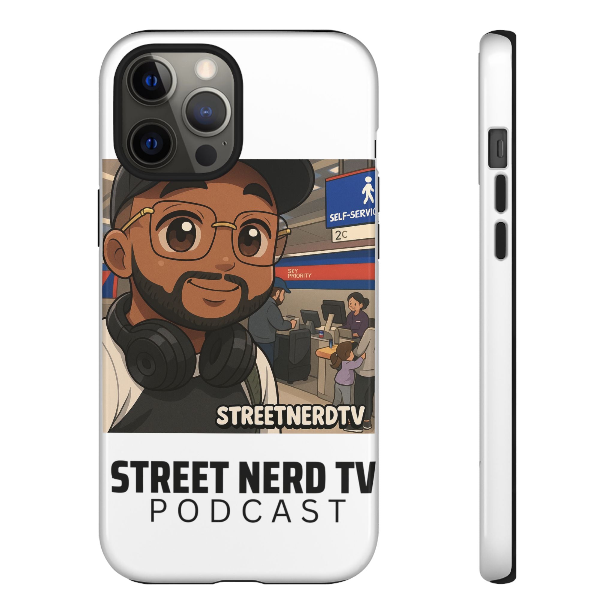 Podcast Phone Case | Tough Cases for Street Nerd TV Lovers, Geek Gifts, Decorative Tech Accessories, Durable Mobile Covers, Unique Gadgets
