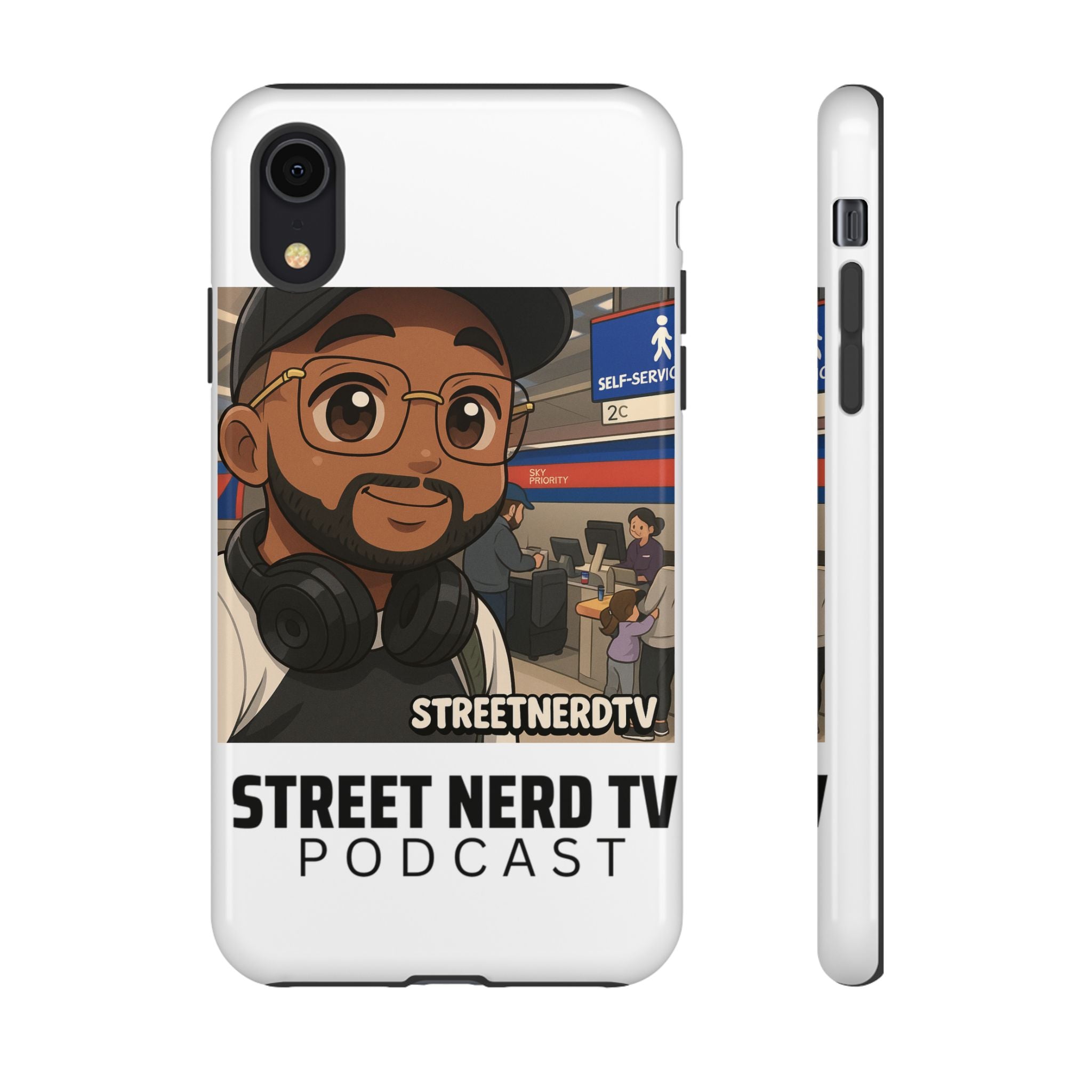 Podcast Phone Case | Tough Cases for Street Nerd TV Lovers, Geek Gifts, Decorative Tech Accessories, Durable Mobile Covers, Unique Gadgets