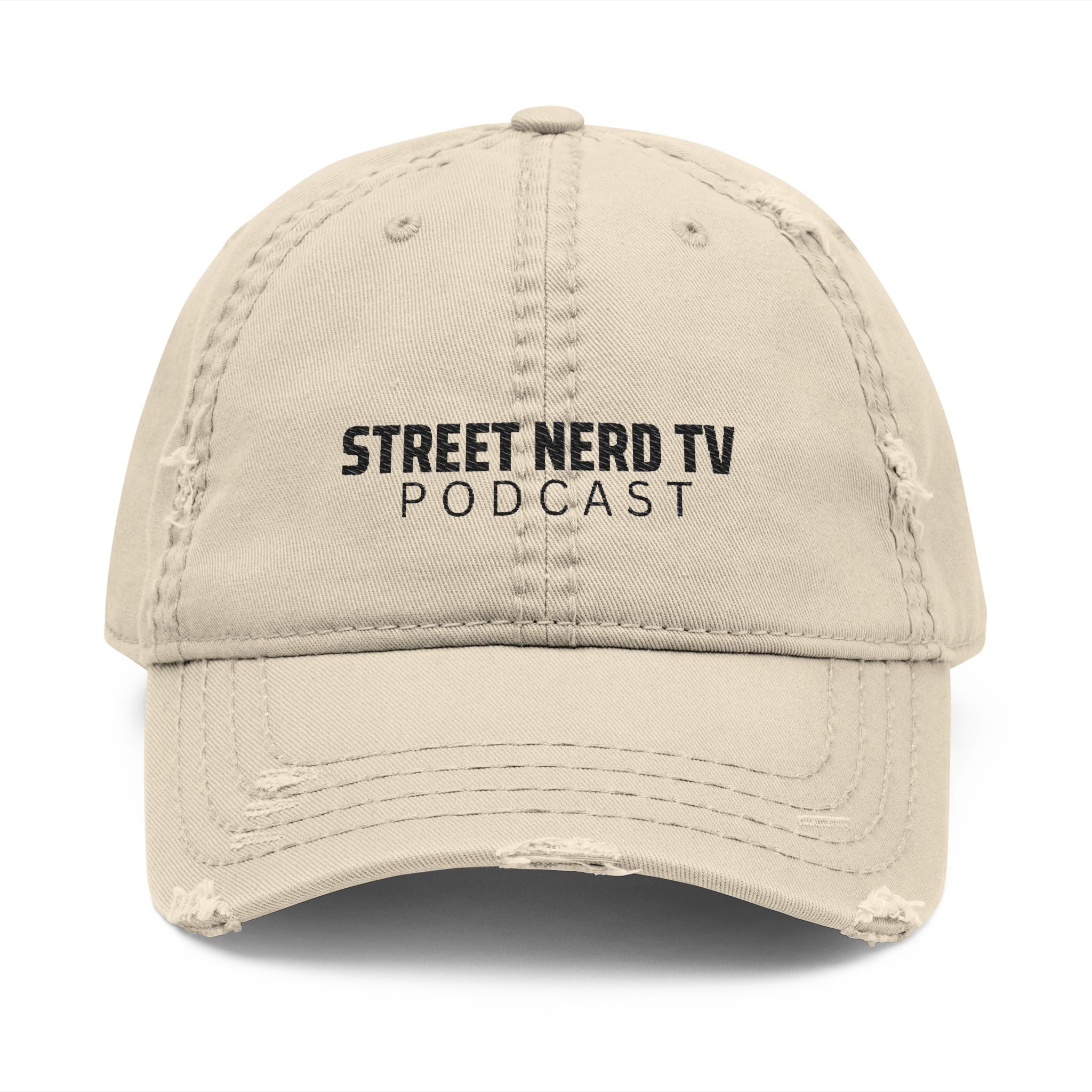 Embroidered Distressed Dad Hat - Casual Style, Unique Gift, Outdoor Accessory, Trendy Headwear, Podcast Merchandise