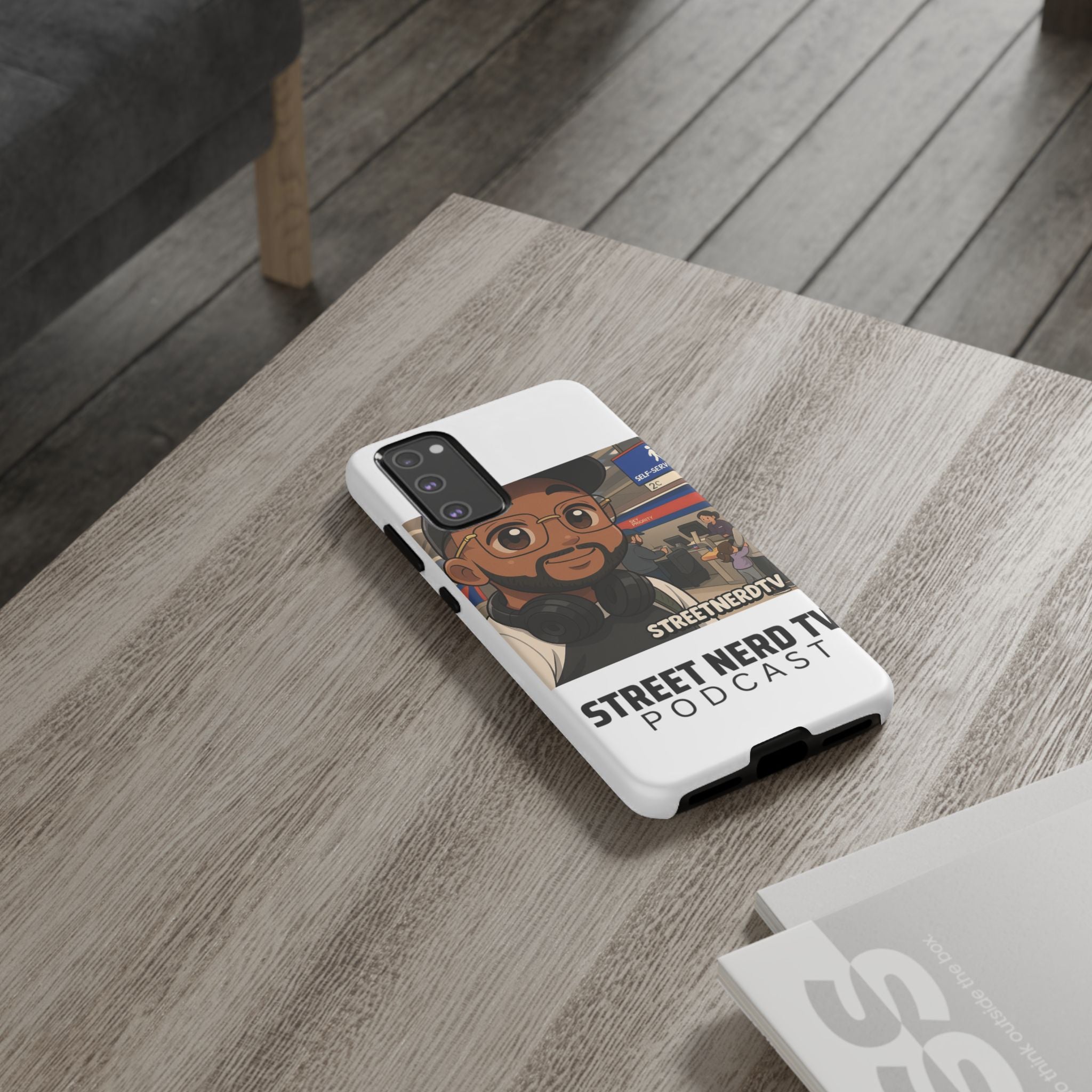 Podcast Phone Case | Tough Cases for Street Nerd TV Lovers, Geek Gifts, Decorative Tech Accessories, Durable Mobile Covers, Unique Gadgets