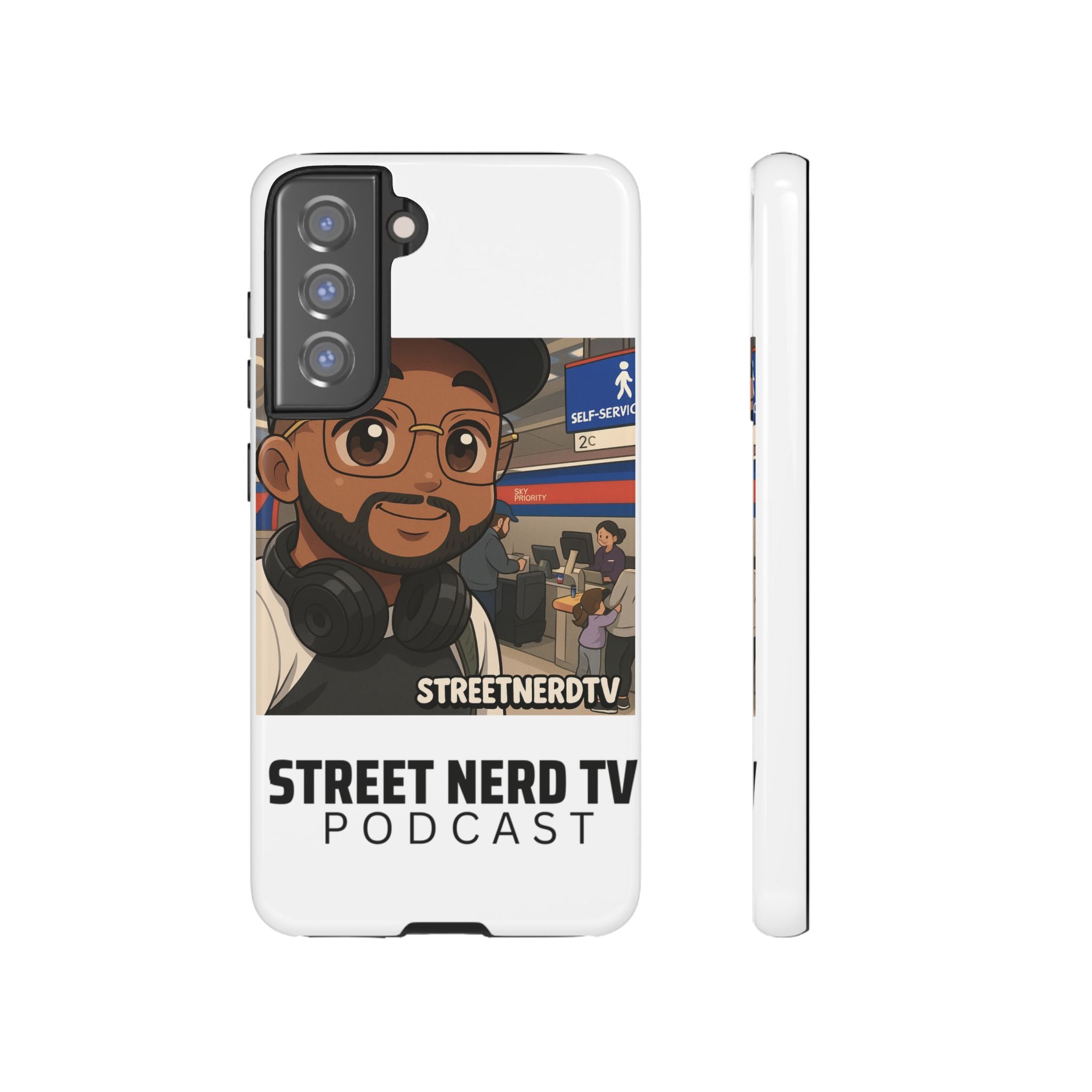 Podcast Phone Case | Tough Cases for Street Nerd TV Lovers, Geek Gifts, Decorative Tech Accessories, Durable Mobile Covers, Unique Gadgets