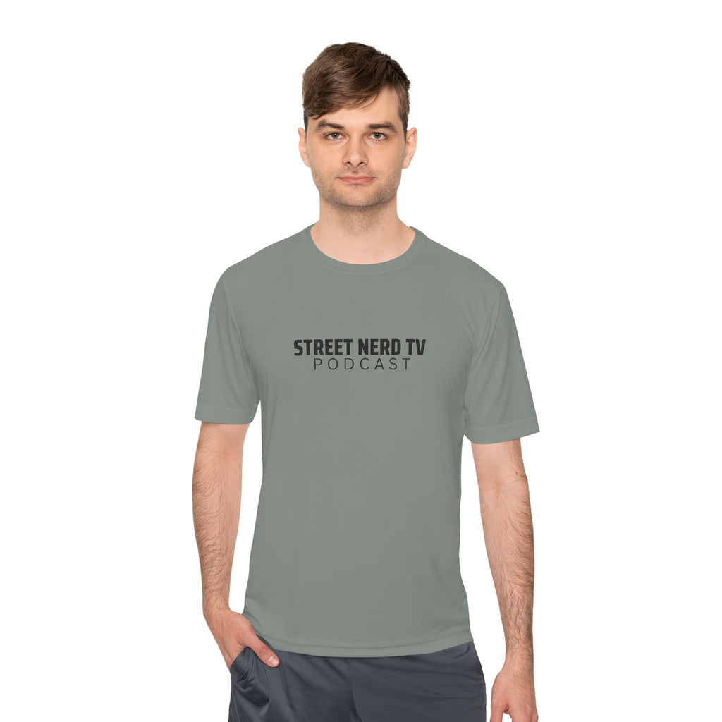 Street Nerd TV Podcast Tee - Unisex Moisture Wicking Athletic Shirt, Workout Top, Casual Wear, Gift for Podcasters, Cool Summer Apparel