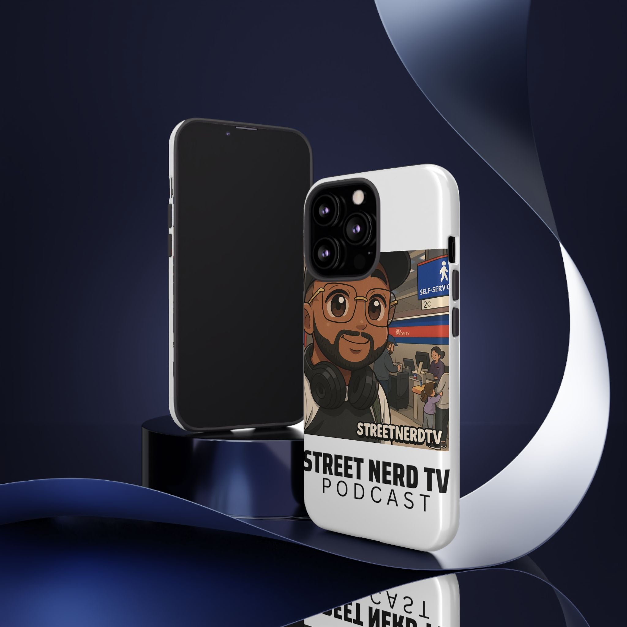 Podcast Phone Case | Tough Cases for Street Nerd TV Lovers, Geek Gifts, Decorative Tech Accessories, Durable Mobile Covers, Unique Gadgets