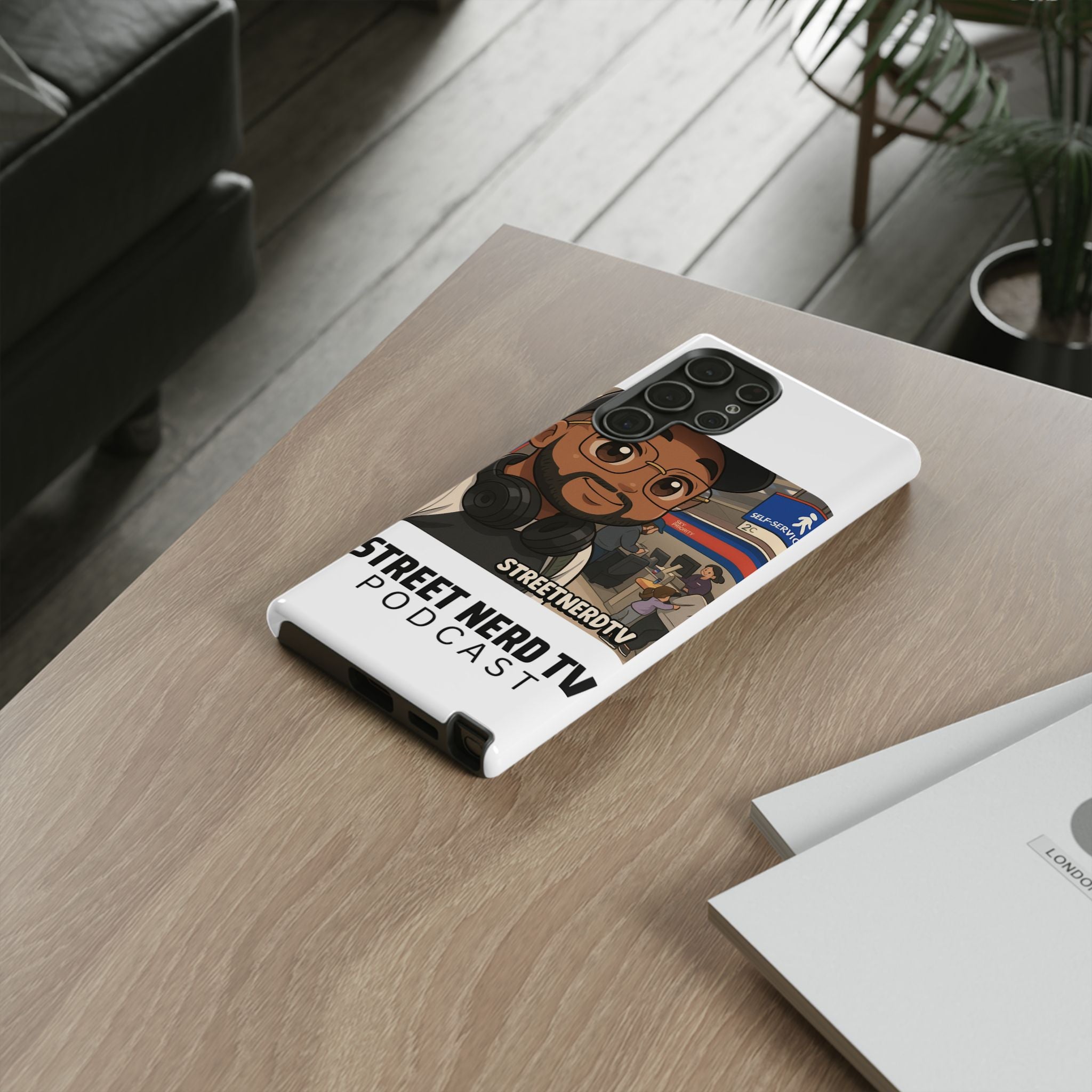 Podcast Phone Case | Tough Cases for Street Nerd TV Lovers, Geek Gifts, Decorative Tech Accessories, Durable Mobile Covers, Unique Gadgets