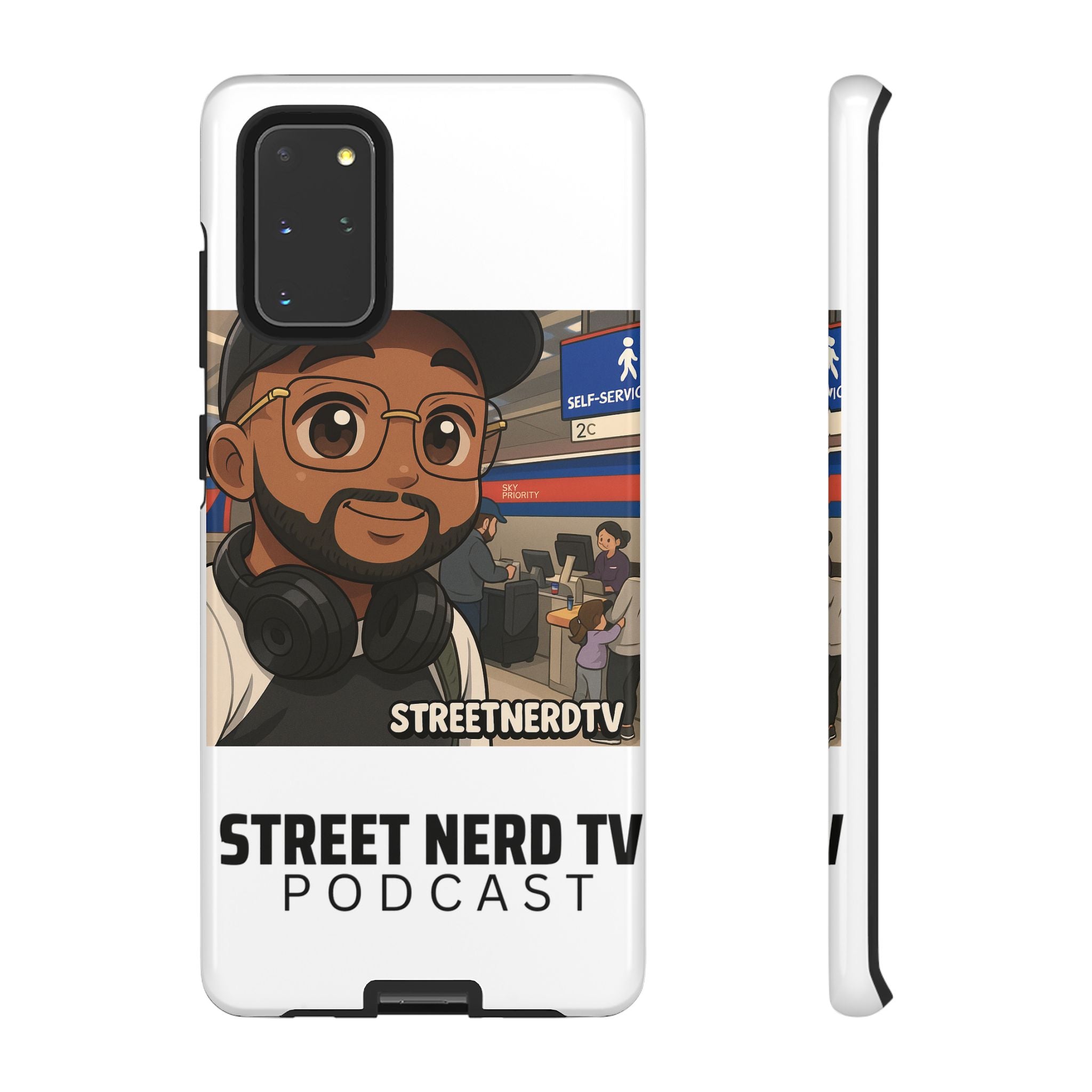 Podcast Phone Case | Tough Cases for Street Nerd TV Lovers, Geek Gifts, Decorative Tech Accessories, Durable Mobile Covers, Unique Gadgets