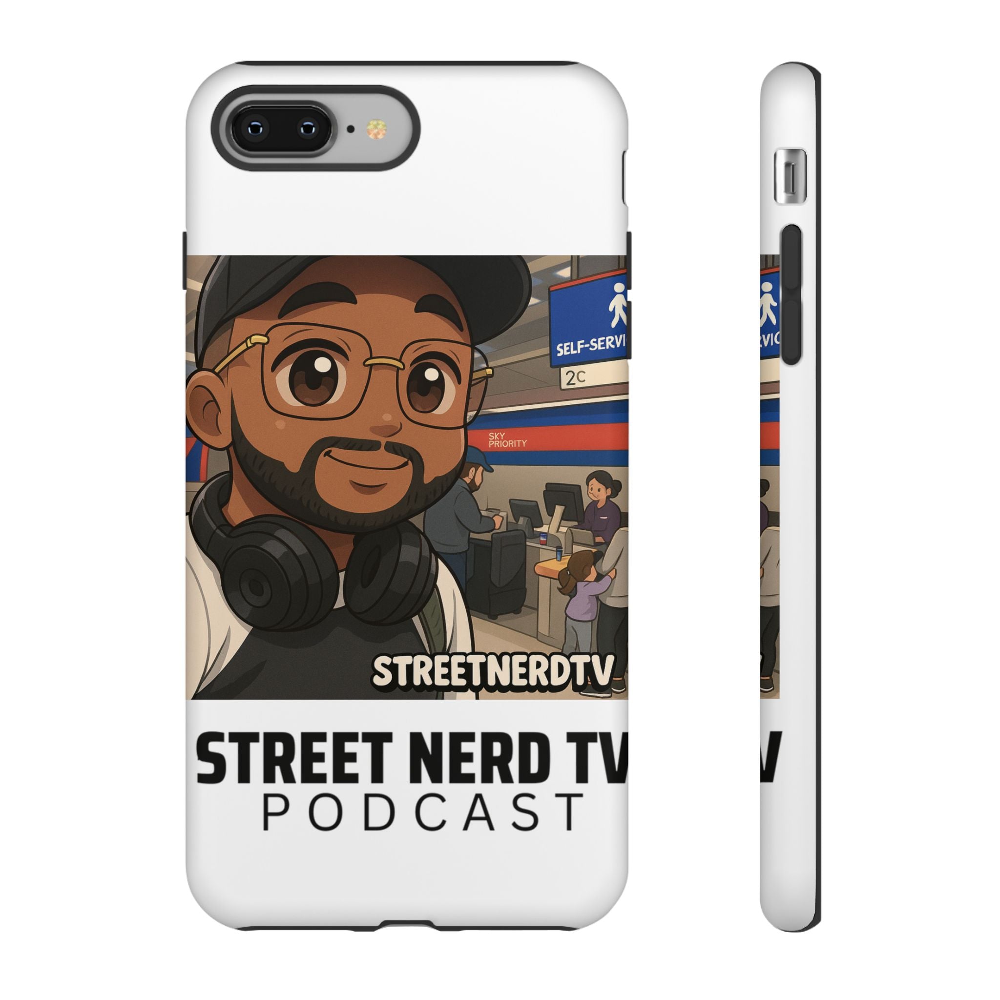 Podcast Phone Case | Tough Cases for Street Nerd TV Lovers, Geek Gifts, Decorative Tech Accessories, Durable Mobile Covers, Unique Gadgets