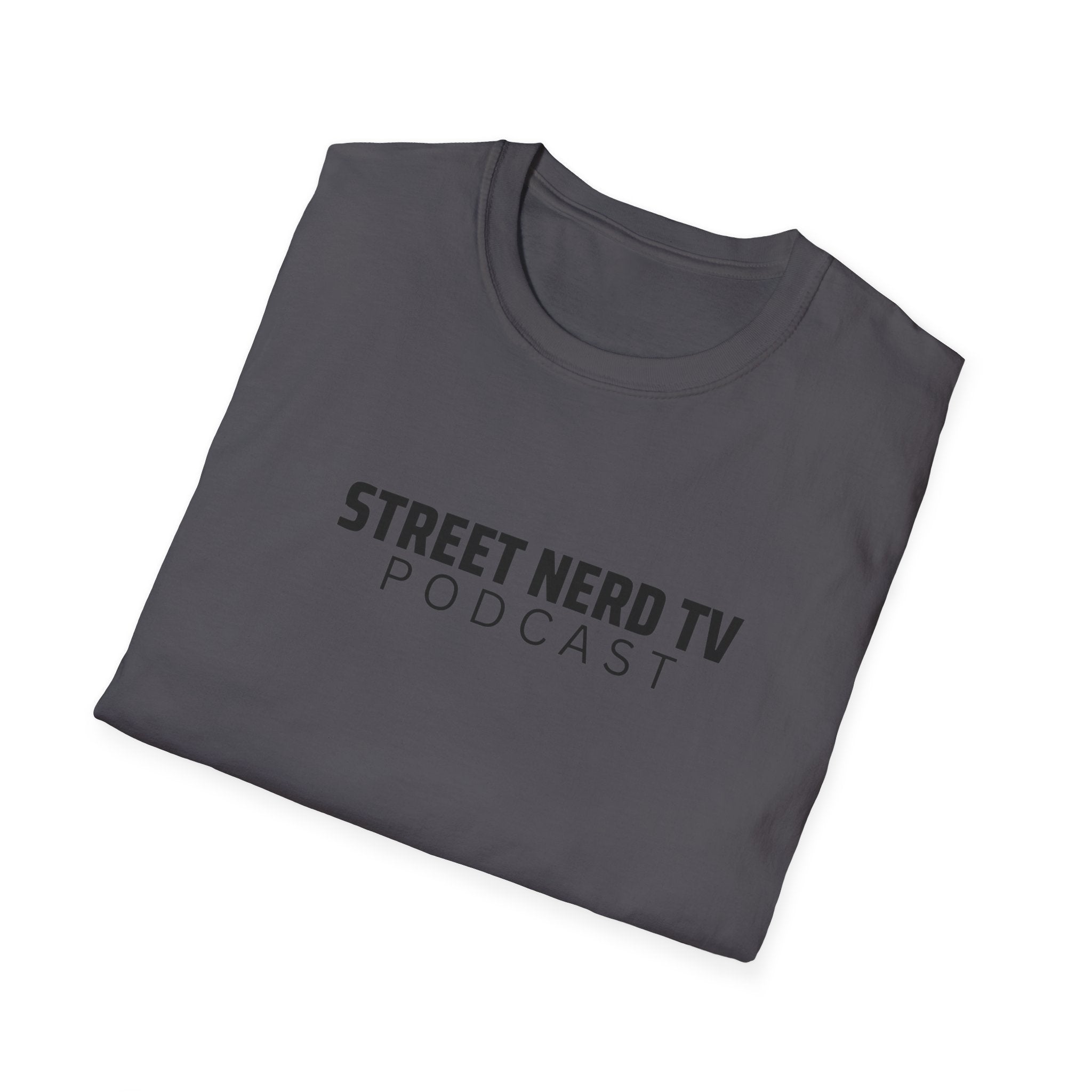 Street Nerd TV Podcast Unisex T-Shirt, Casual Wear, Gift for Creators, Comfortable Fit, Podcast Merch