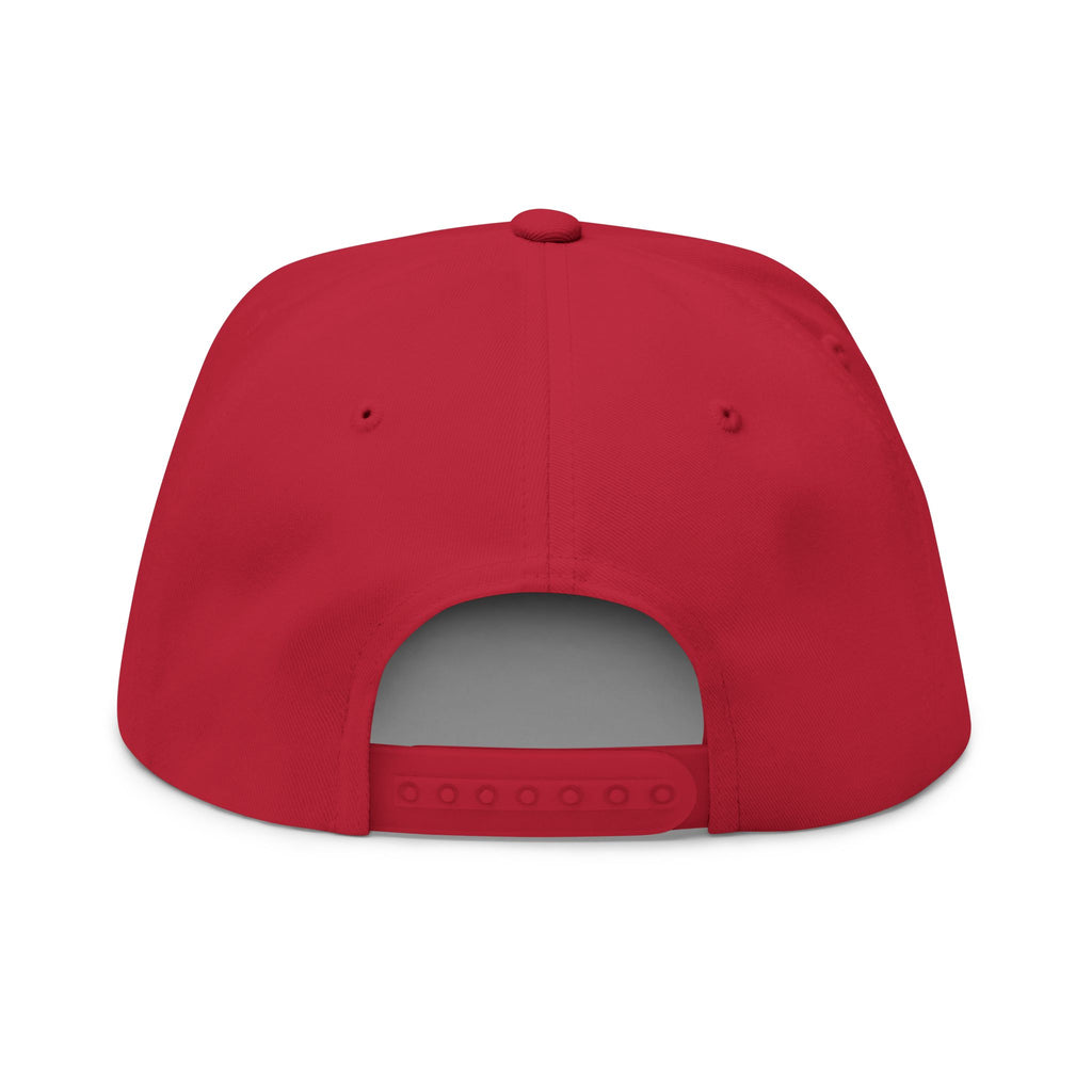 Street Nerd TV Podcast Flat Bill Cap — Embroidered Logo Snapback