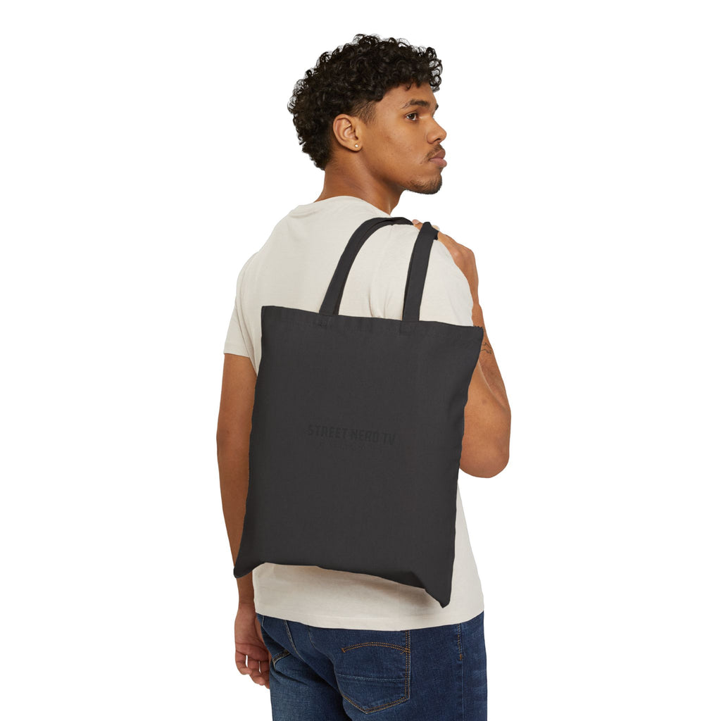 Stylish Cotton Canvas Tote Bag, Perfect for Shopping, Beach, Gym, Podcast Fan Gifts, Eco-Friendly Reusable Bag