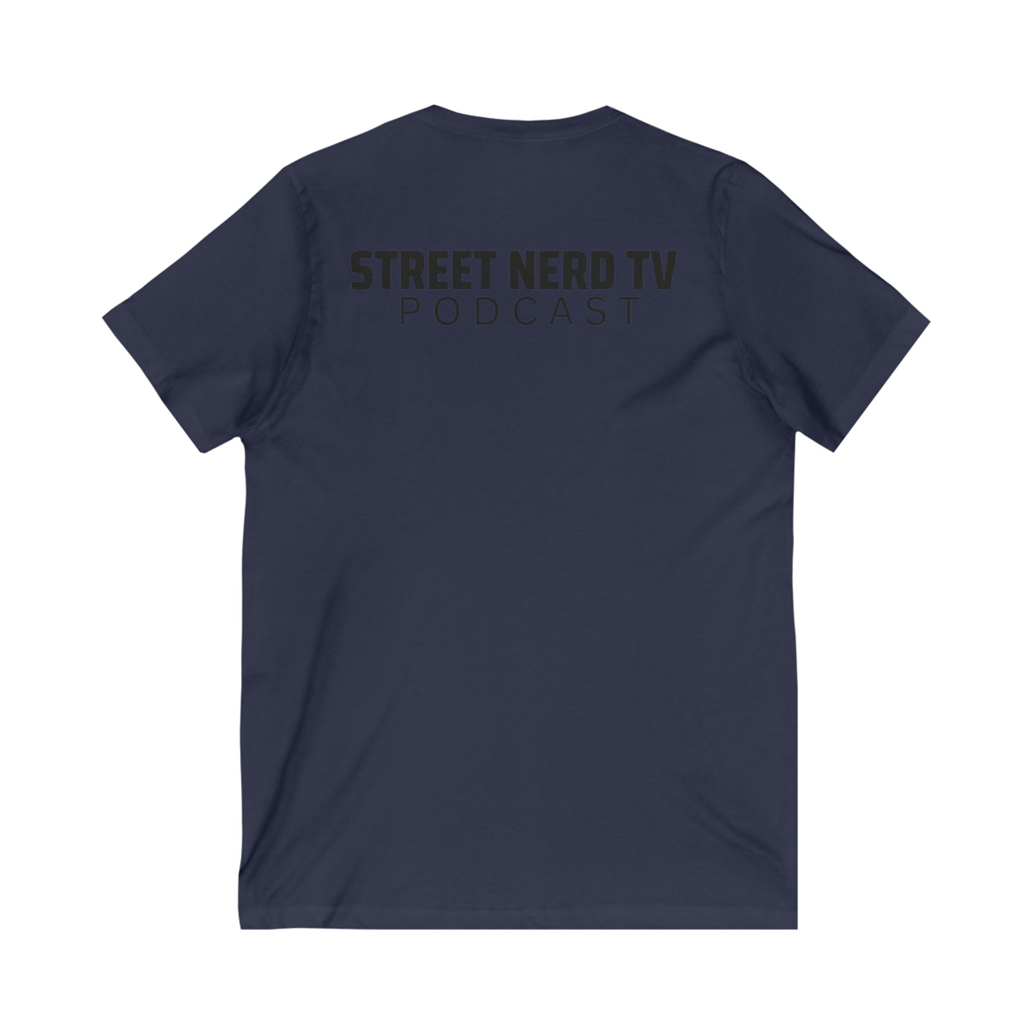 Street Nerd TV Podcast V-Neck Tee, Unisex Shirt, Casual Wear, Gift for Podcasters, Streetwear